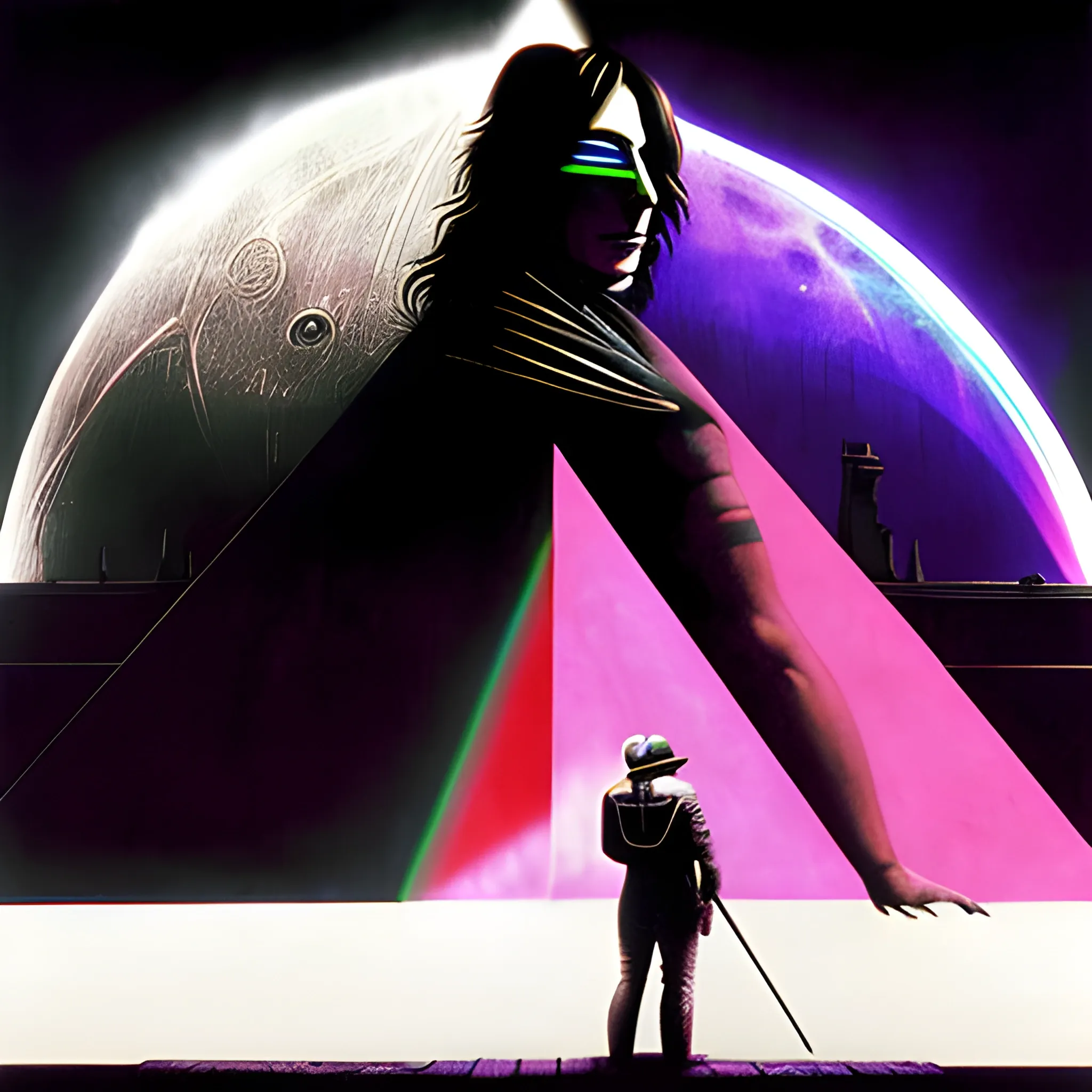 Pink Floyd The Dark Side of the moon , Cyberpunk 