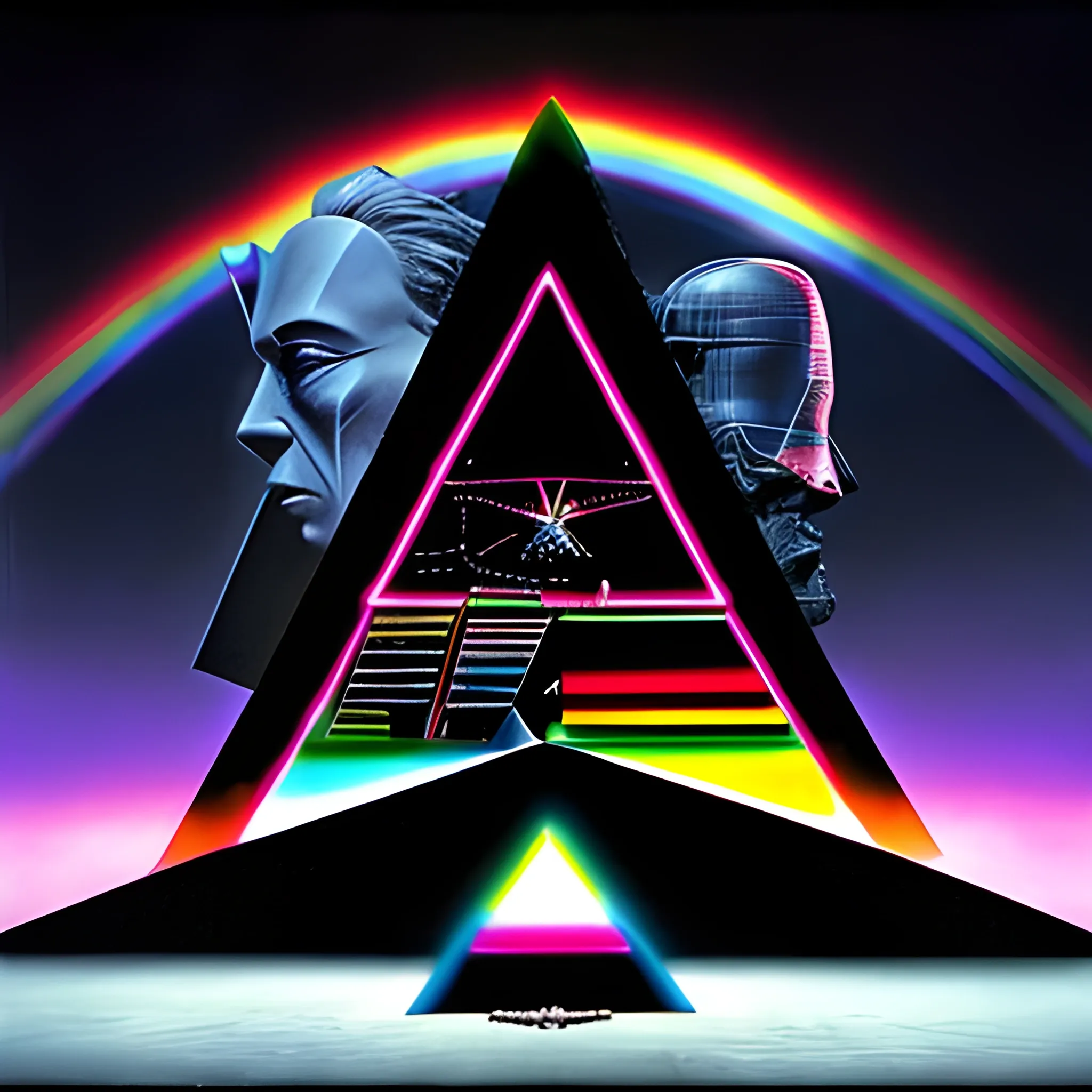 Pink Floyd The Dark Side of the moon , Cyberpunk 