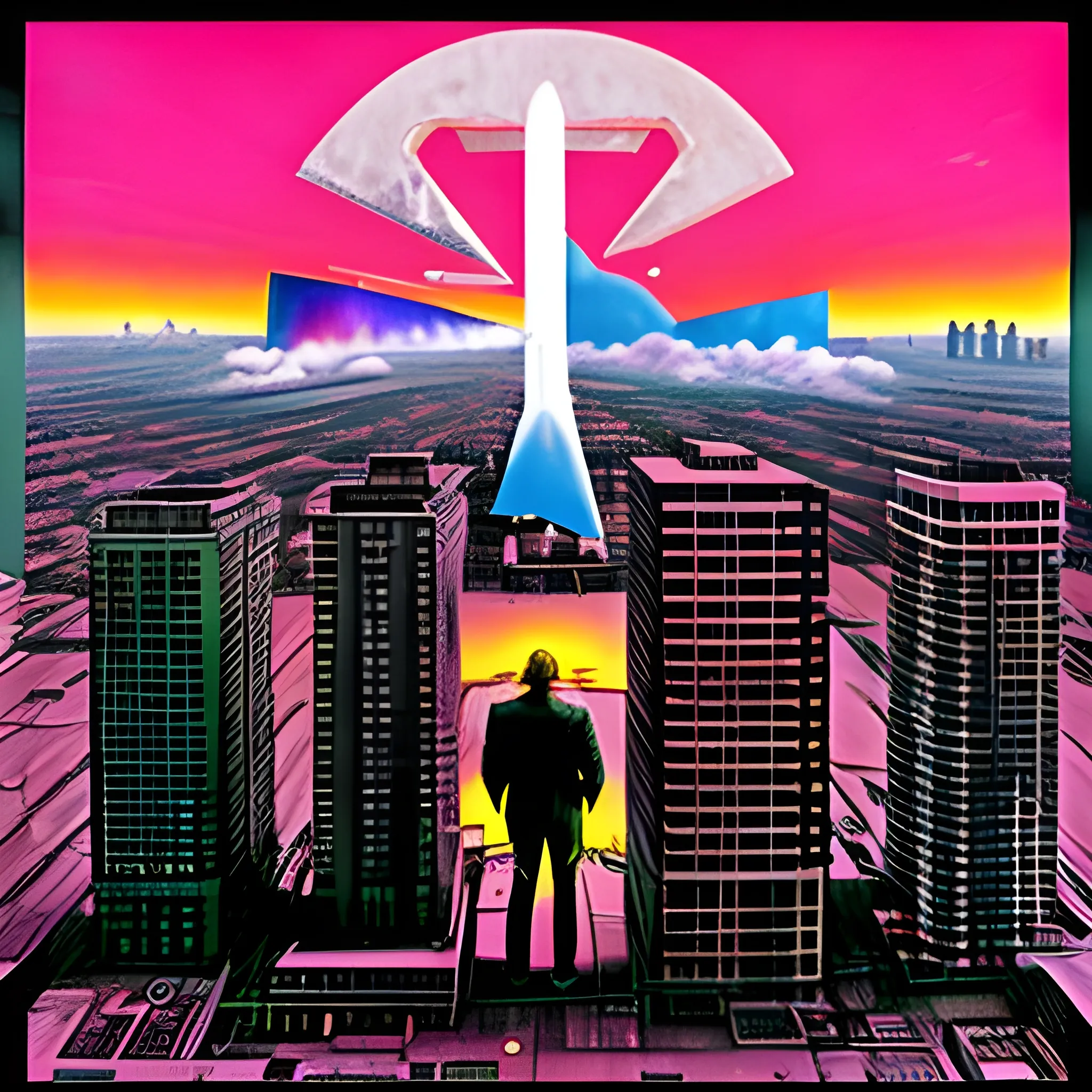 Pink Floyd Wish you were here, Cyberpunk 