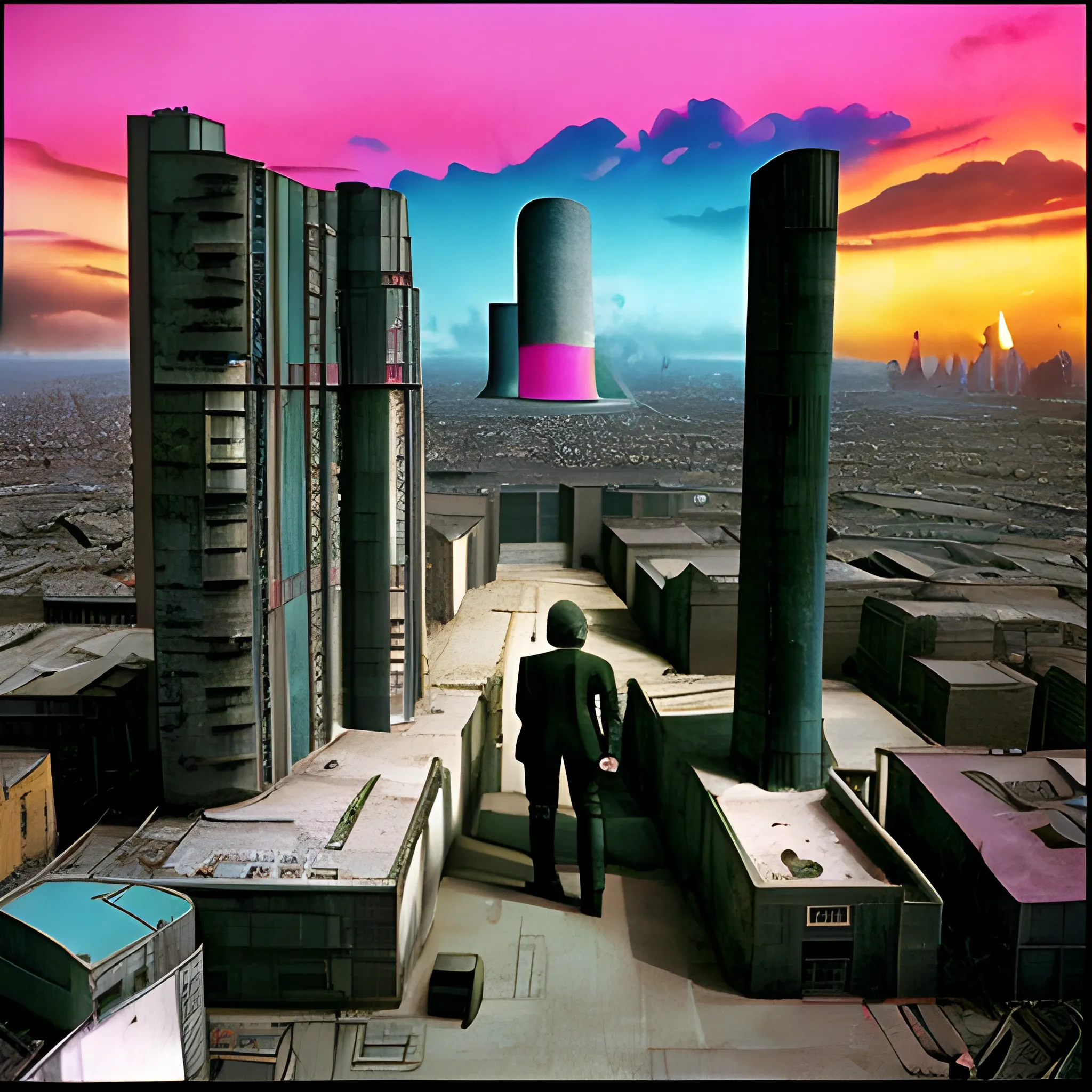 Pink Floyd Wish you were here, Cyberpunk 