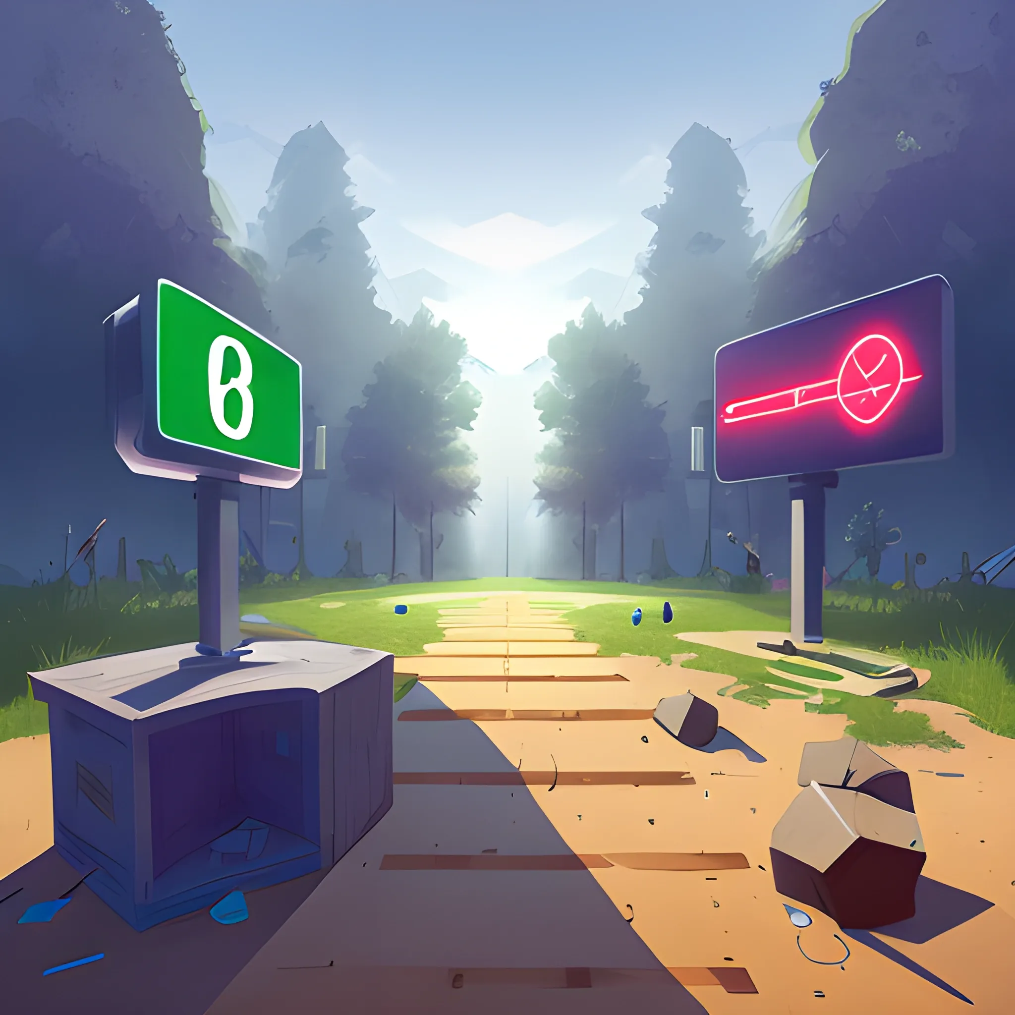 game play start, math concept art