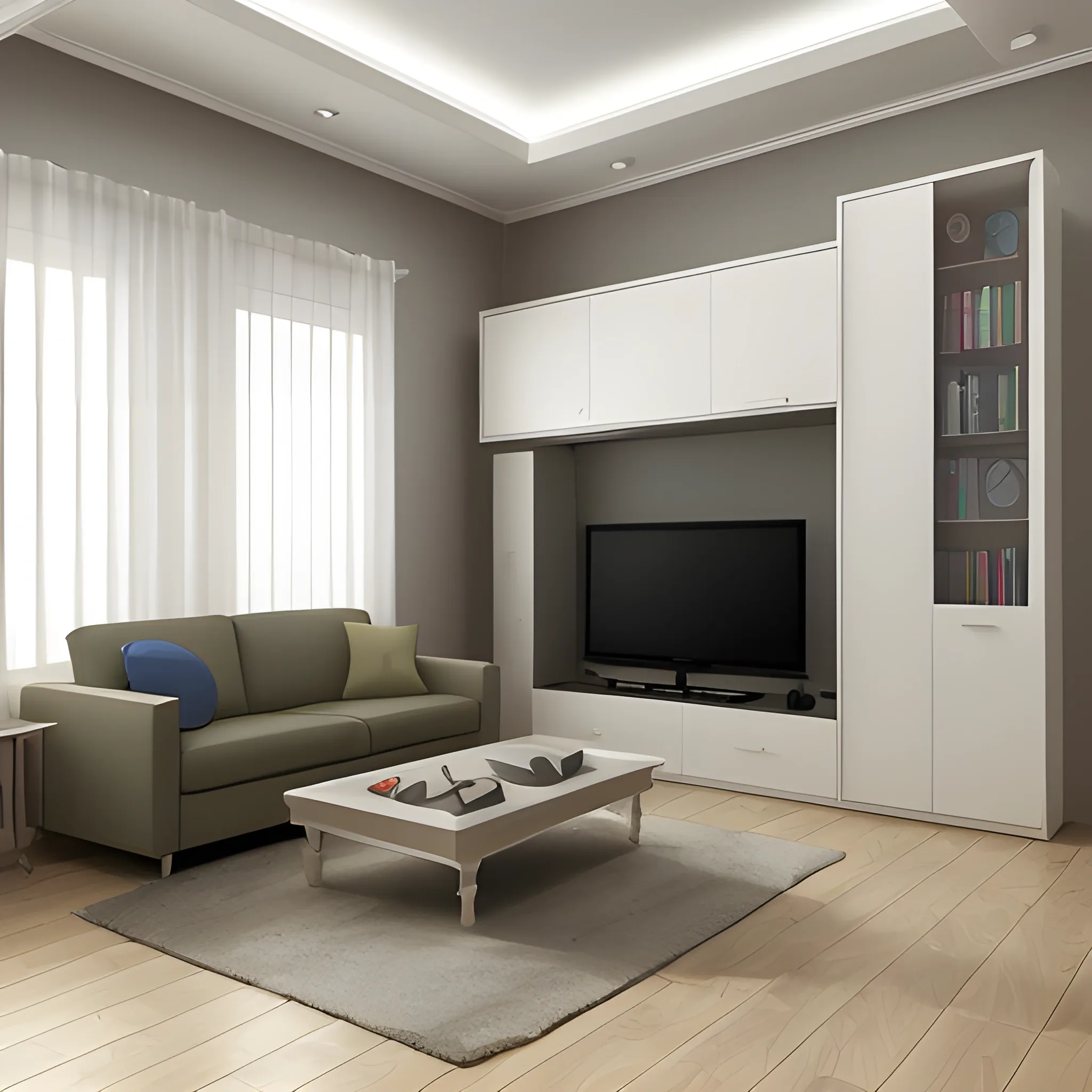 A smart room, 3D