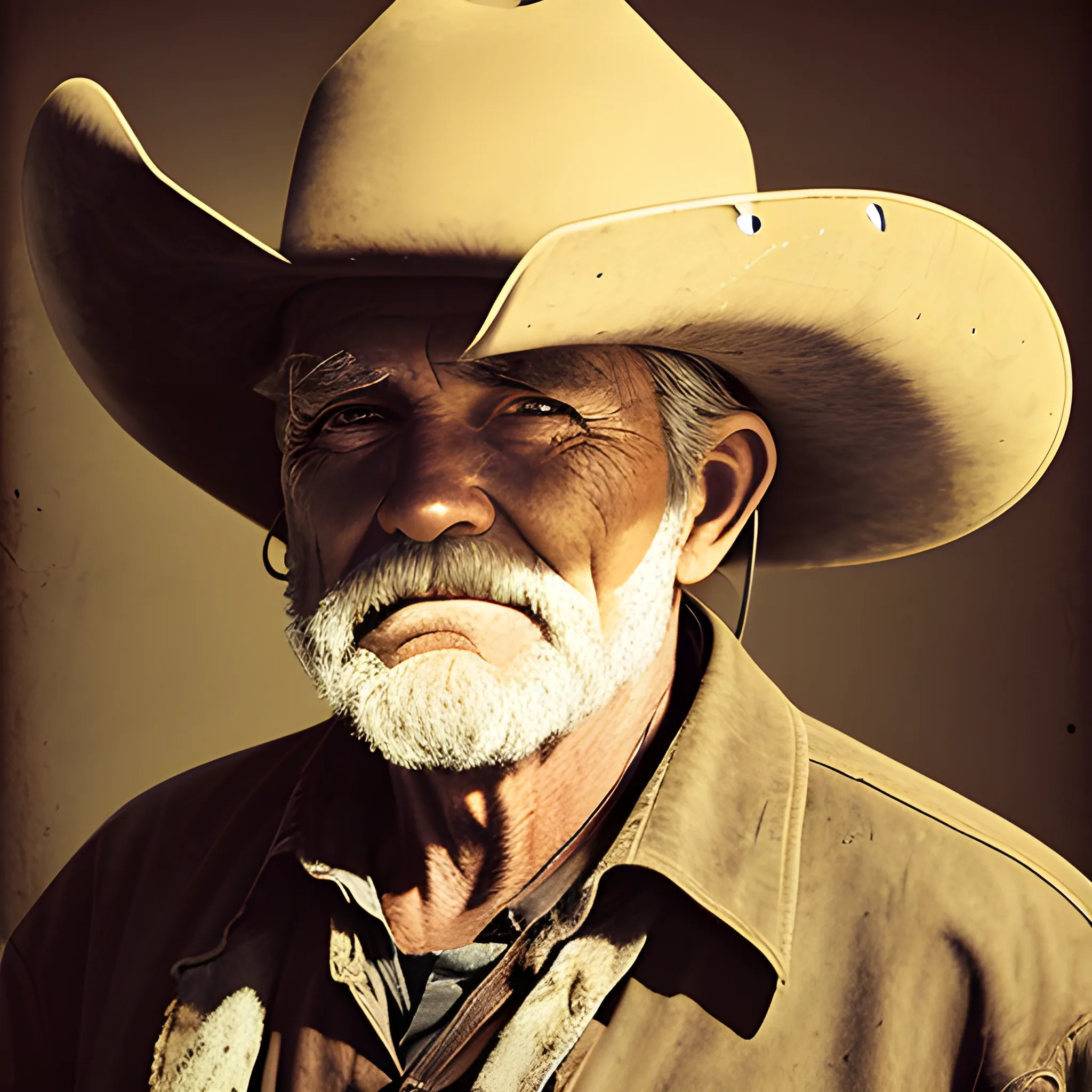 an old cowboy