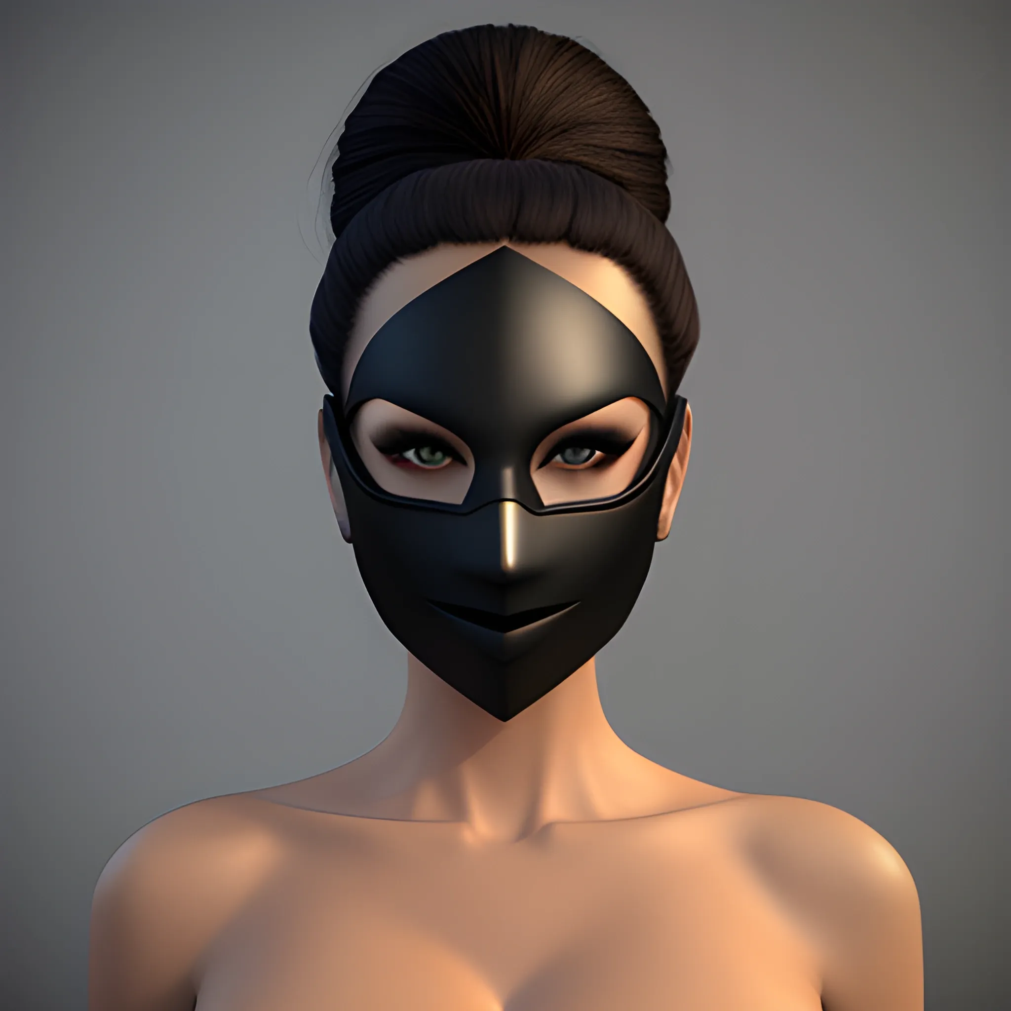 Mask Female 3D model