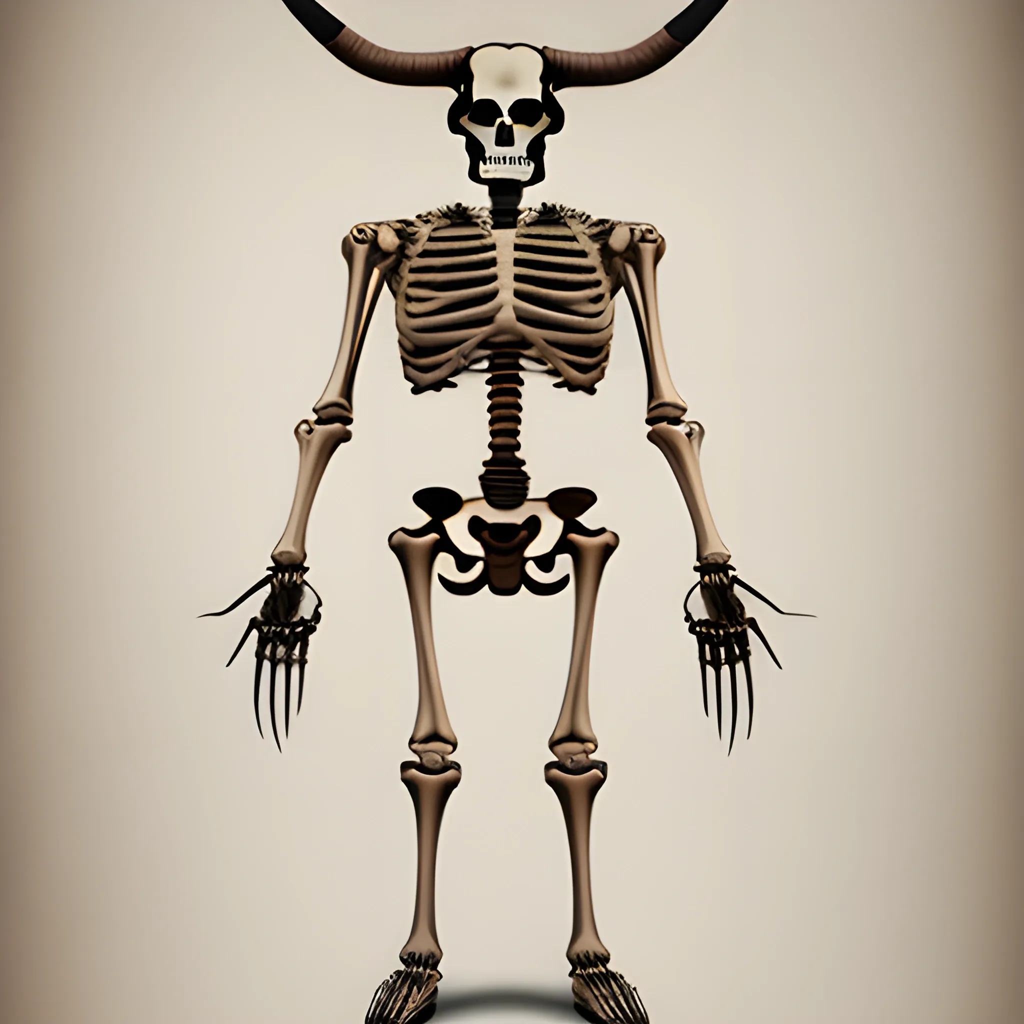 Minotaur skeleton, full body

