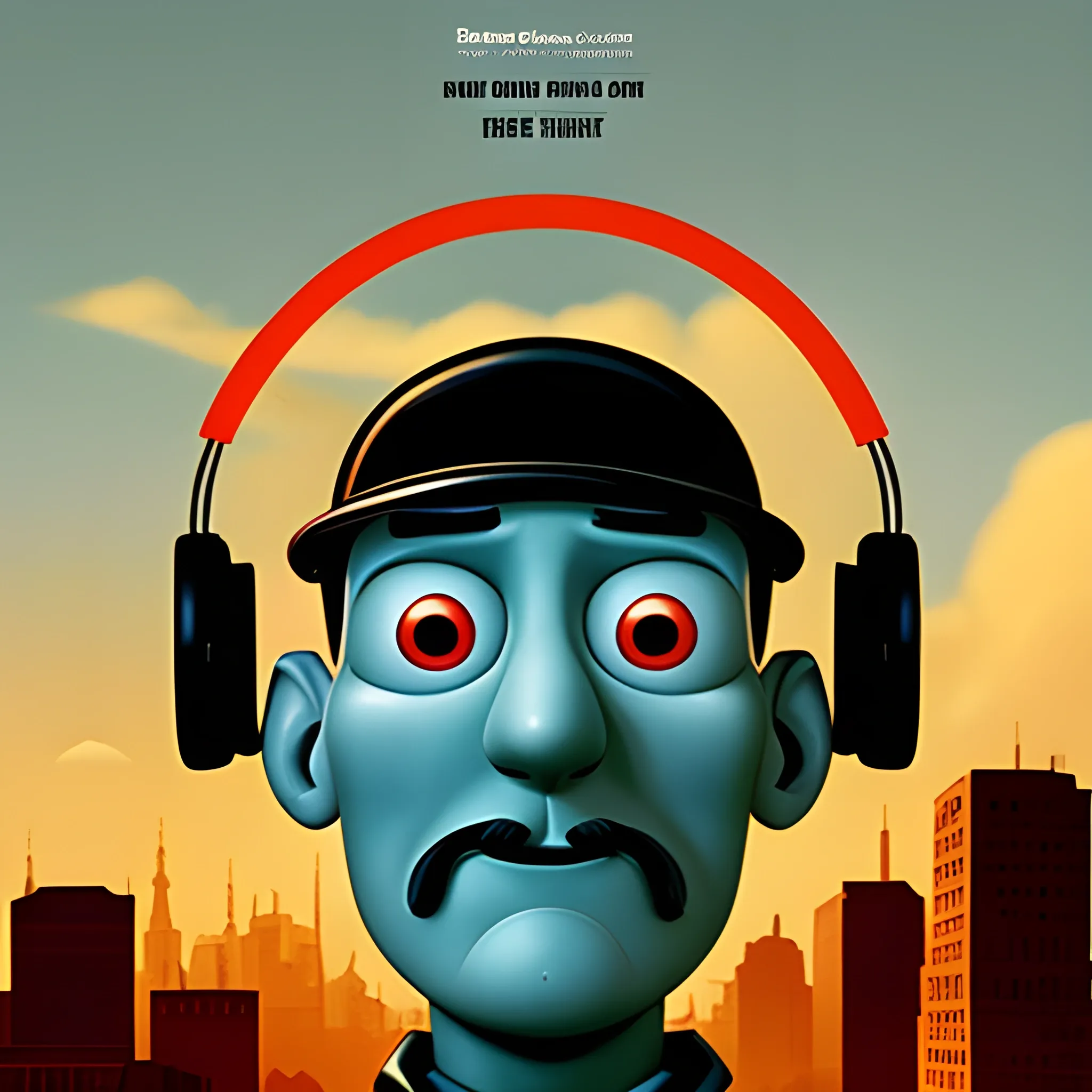 Pixar poster of a 1984 by george orwell movie