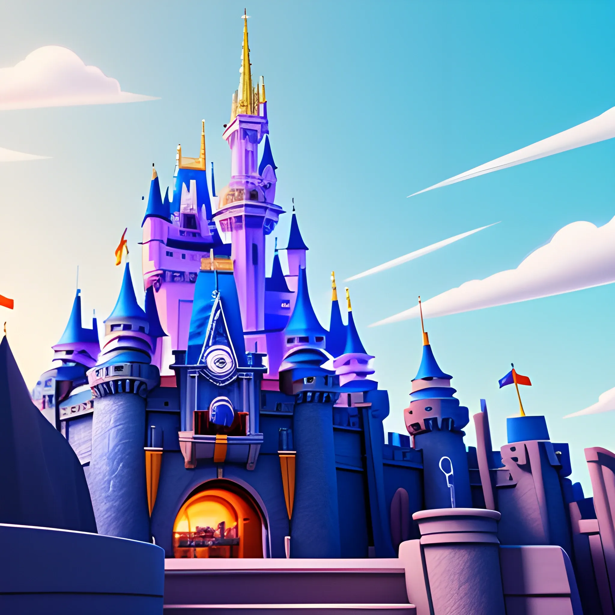 disney,add Photorealism,and high quality,multi-detail,HD, Cartoon,model,3D,pixar,
 ,while maintaining the simplest structure and fewer colors,Stylish and minimalist,builders
