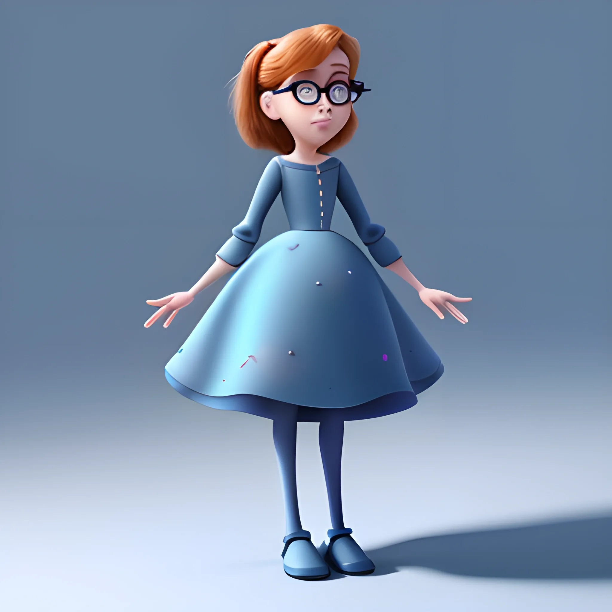 disney,add Photorealism,and high quality,multi-detail,HD, Cartoon,model,3D,pixar,
 ,while maintaining the simplest structure and fewer colors,clerk,woman,Stylish and minimalist,{{{whole body}}},whole body,whole_body