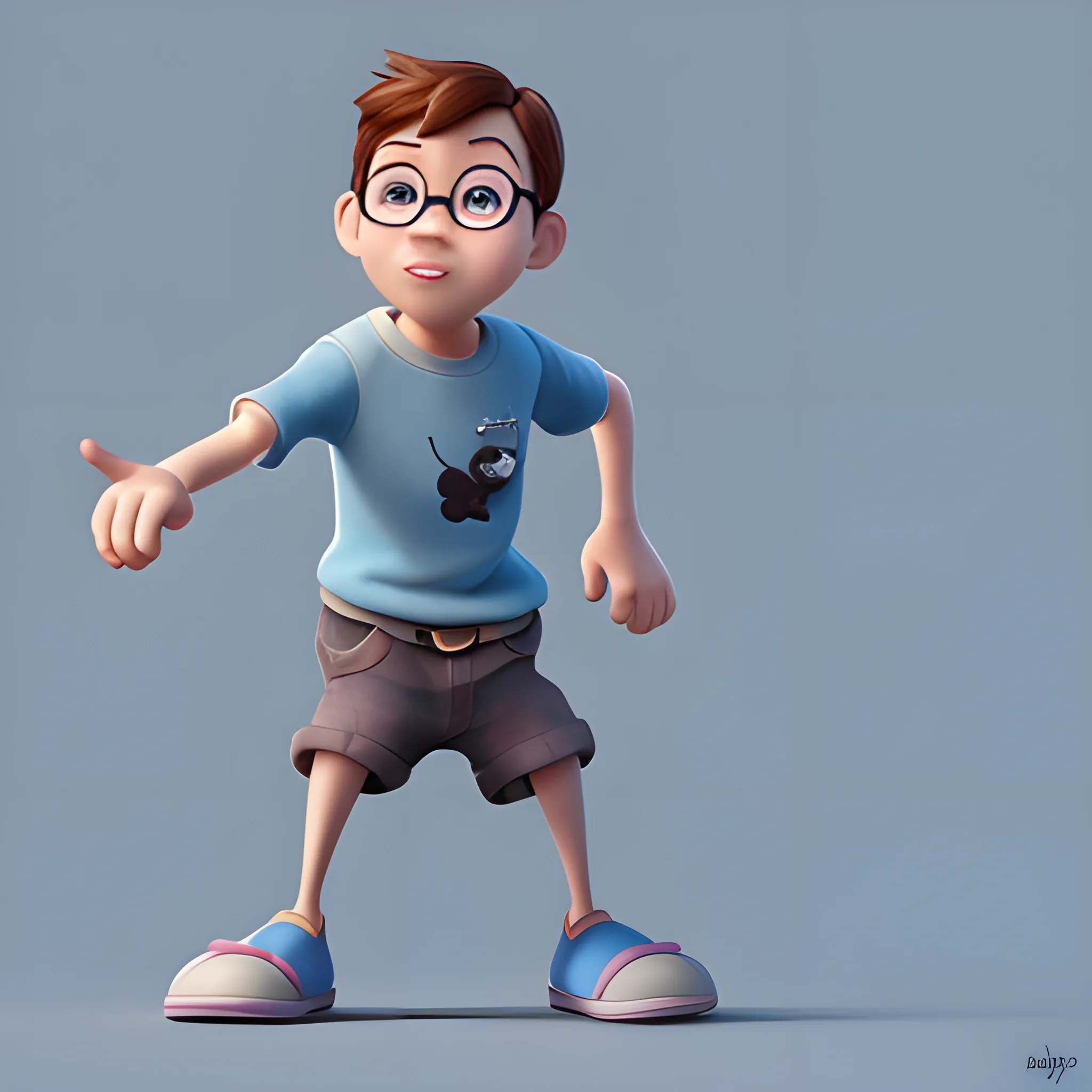 disney,add Photorealism,and high quality,multi-detail,HD, Cartoon,model,3D,pixar,
 ,while maintaining the simplest structure and fewer colors,clerk,Stylish and minimalist,{{{whole body}}},whole body,whole_body