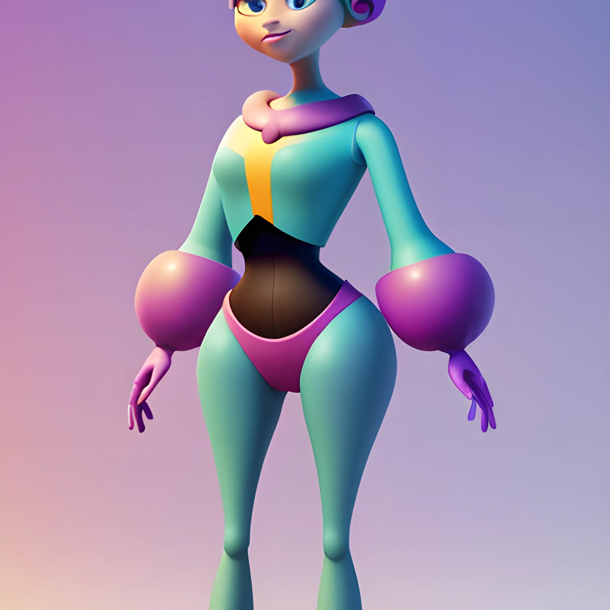 disney,add Photorealism,and high quality,multi-detail,HD, Cartoon,model,3D,pixar,
 ,while maintaining the simplest structure and fewer colors,Stylish and minimalist,colorful,walk,queen,{{{whole body}}},whole_body,whole body