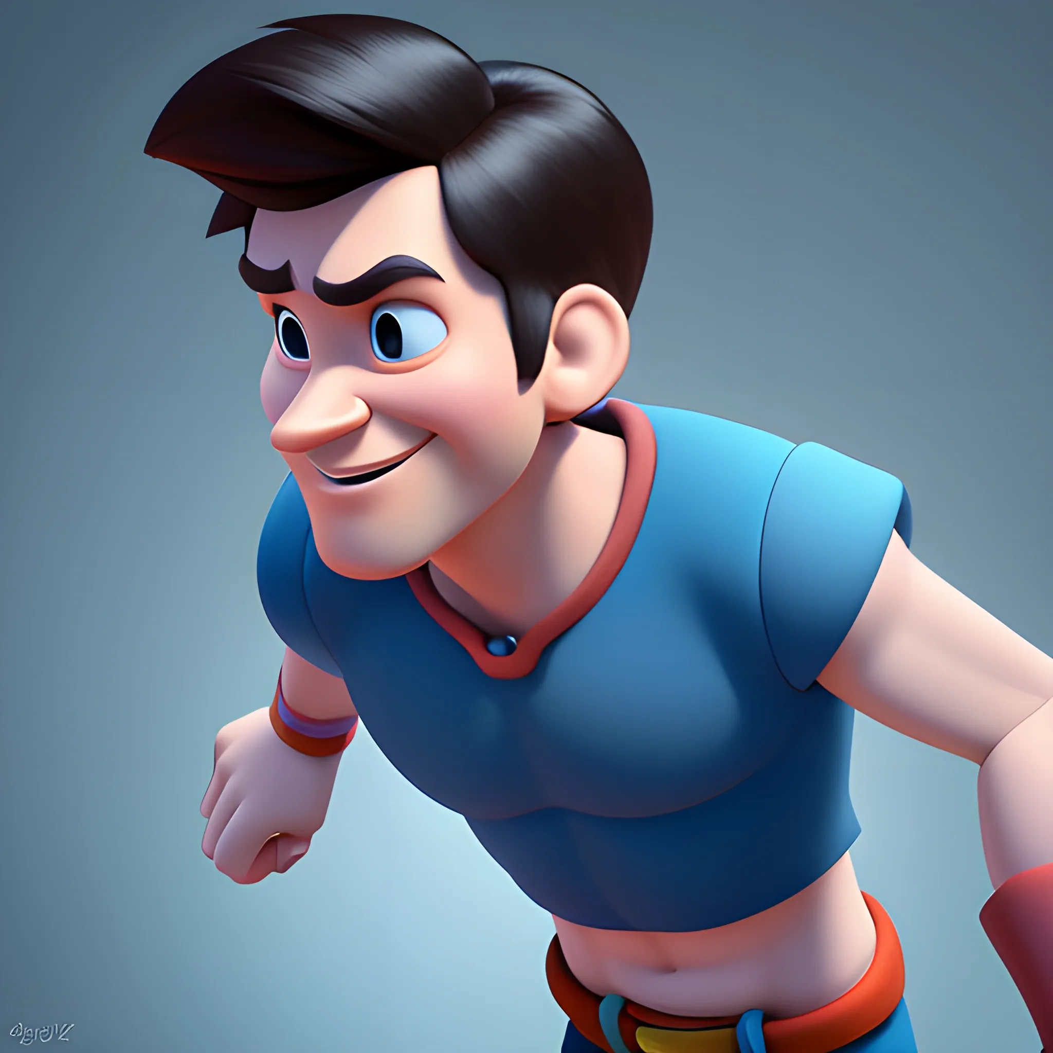 disney,add Photorealism,and high quality,multi-detail,HD, Cartoon,model,3D,pixar,
 ,while maintaining the simplest structure and fewer colors,Stylish and minimalist,colorful,ancient hero,{{{whole body}}},whole_body,whole body