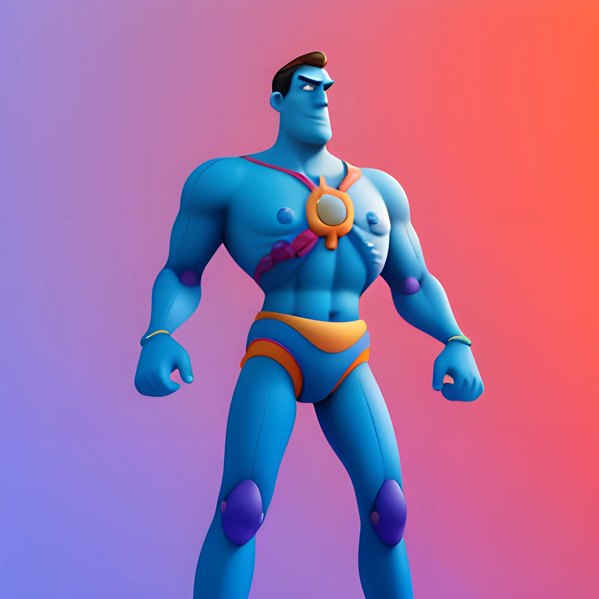 disney,add Photorealism,and high quality,multi-detail,HD, Cartoon,model,3D,pixar,
 ,while maintaining the simplest structure and fewer colors,Stylish and minimalist,colorful,warrior,{{{whole body}}},whole_body,whole body