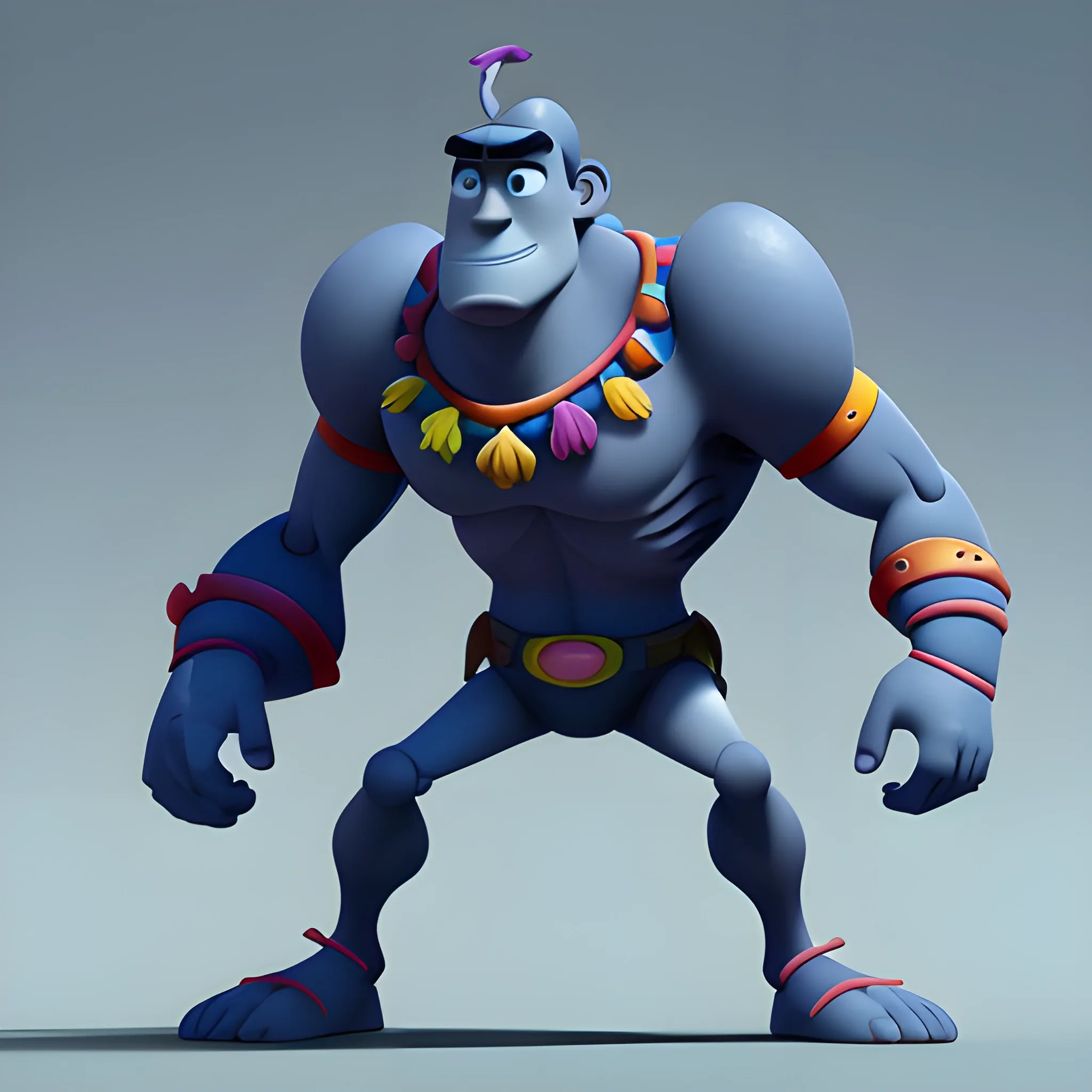 disney,add Photorealism,and high quality,multi-detail,HD, Cartoon,model,3D,pixar,
 ,while maintaining the simplest structure and fewer colors,Stylish and minimalist,colorful,warrior,{{{whole body}}},whole_body,whole body