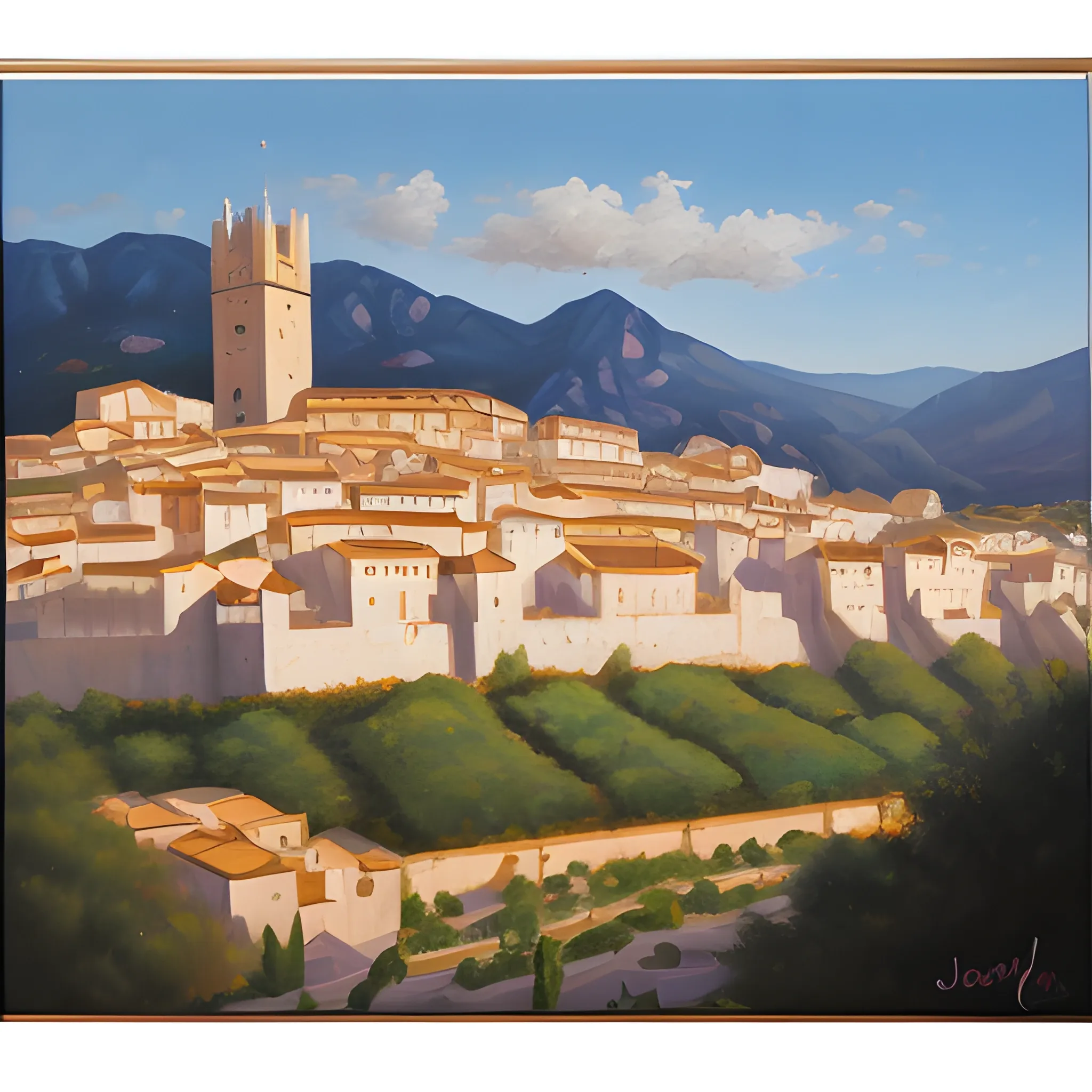 Jaen , Oil Painting