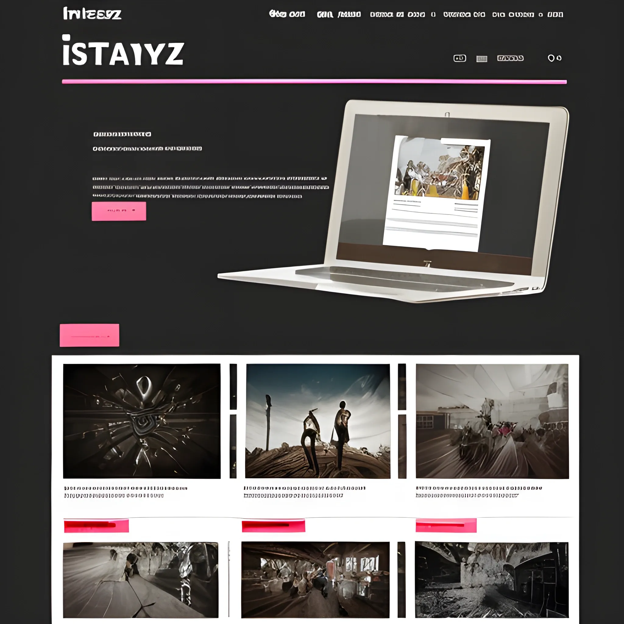 interfaz for webpage stray styl