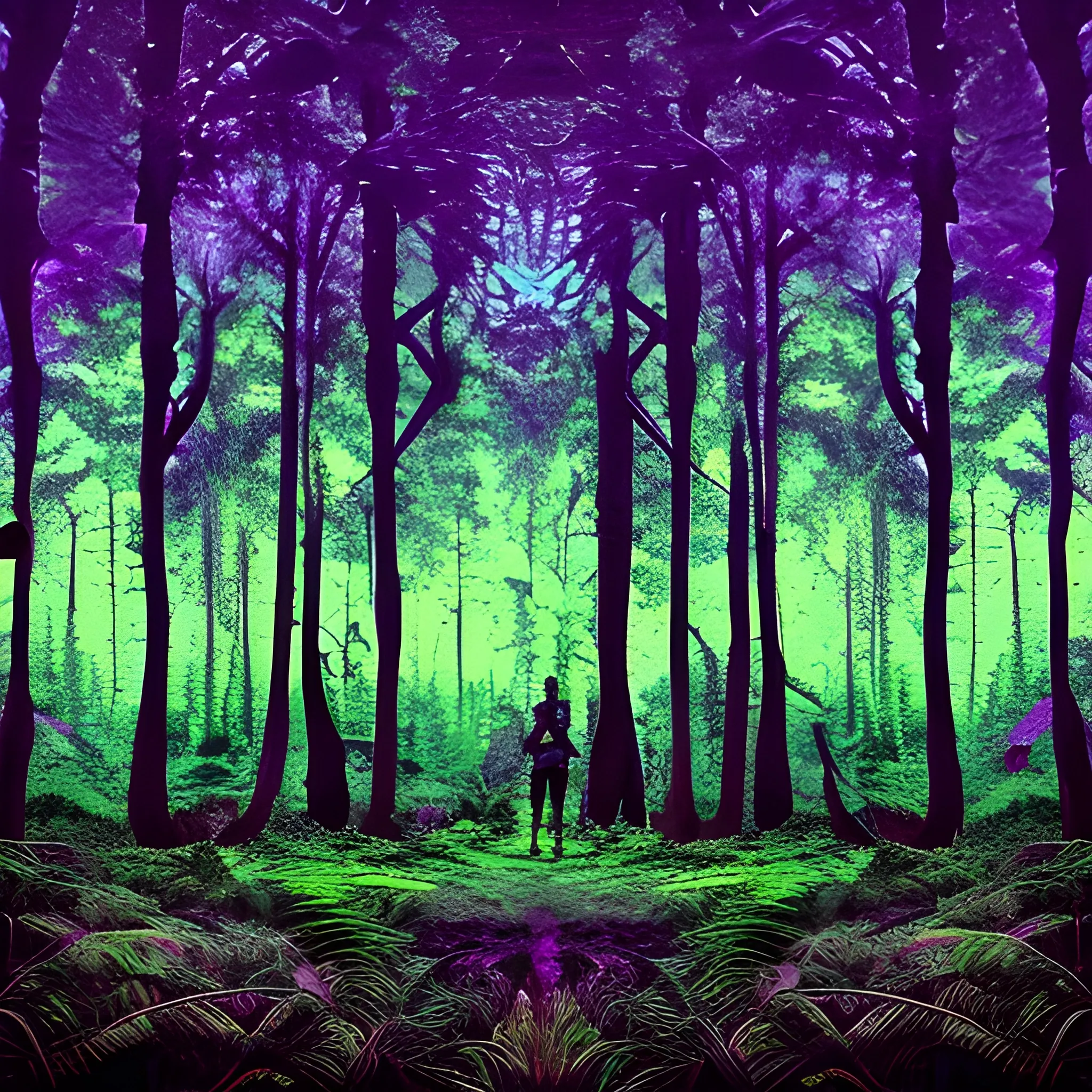 , Trippy 2 niggas in a forest