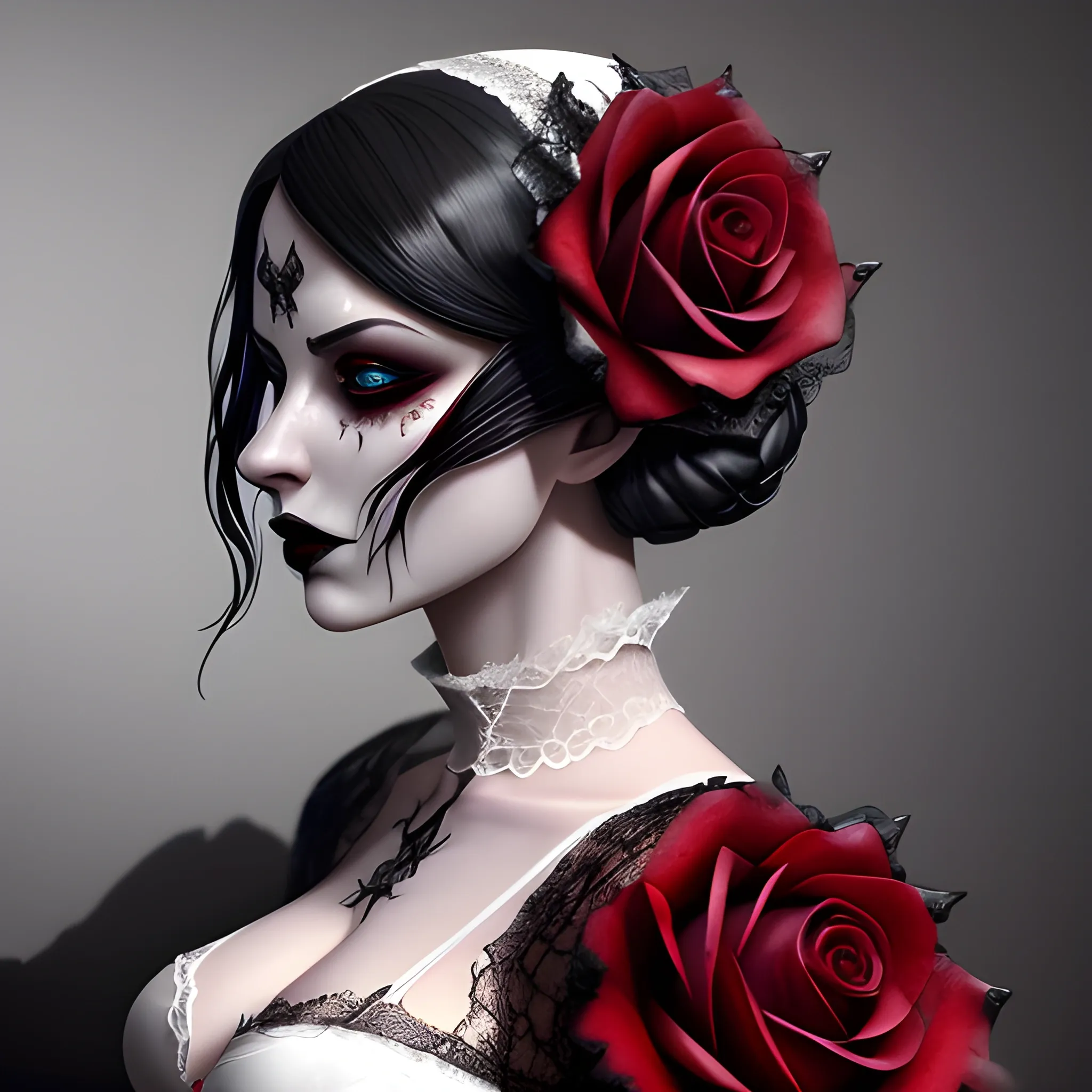 ArtStation - To the red rose.