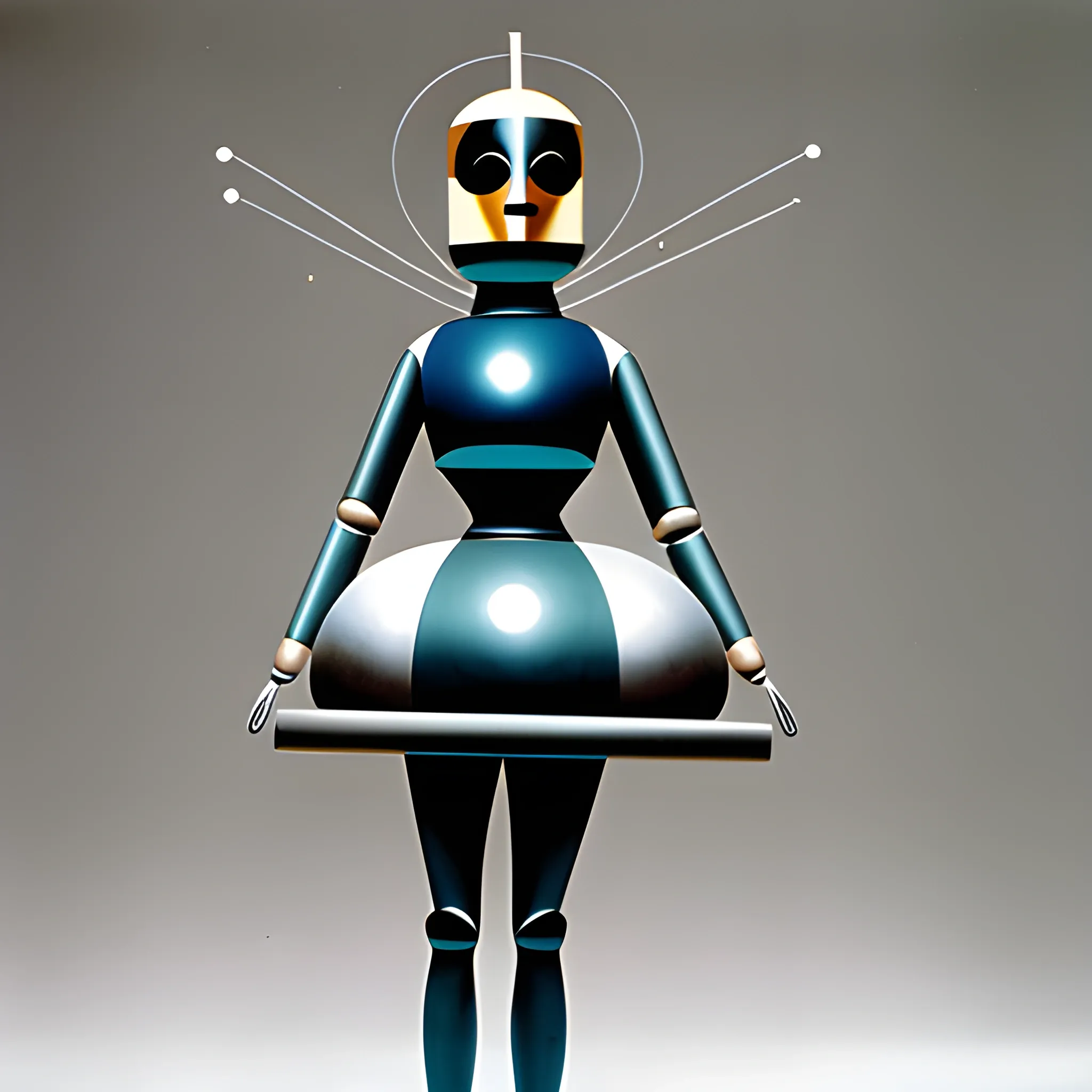 Character from Oskar Schlemmer's Triadic ballet