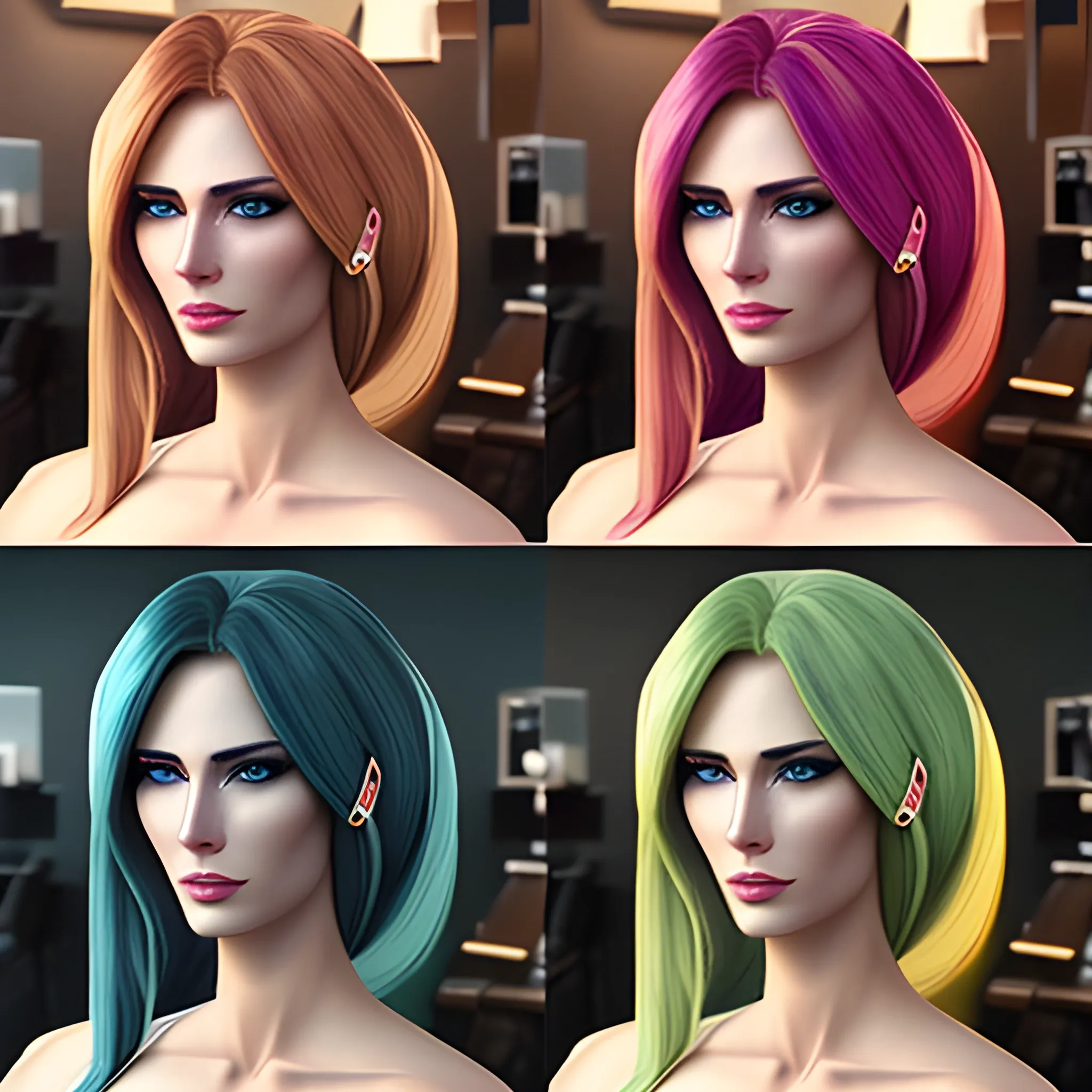 Epic beautiful girls, highly detailed, professional color correction