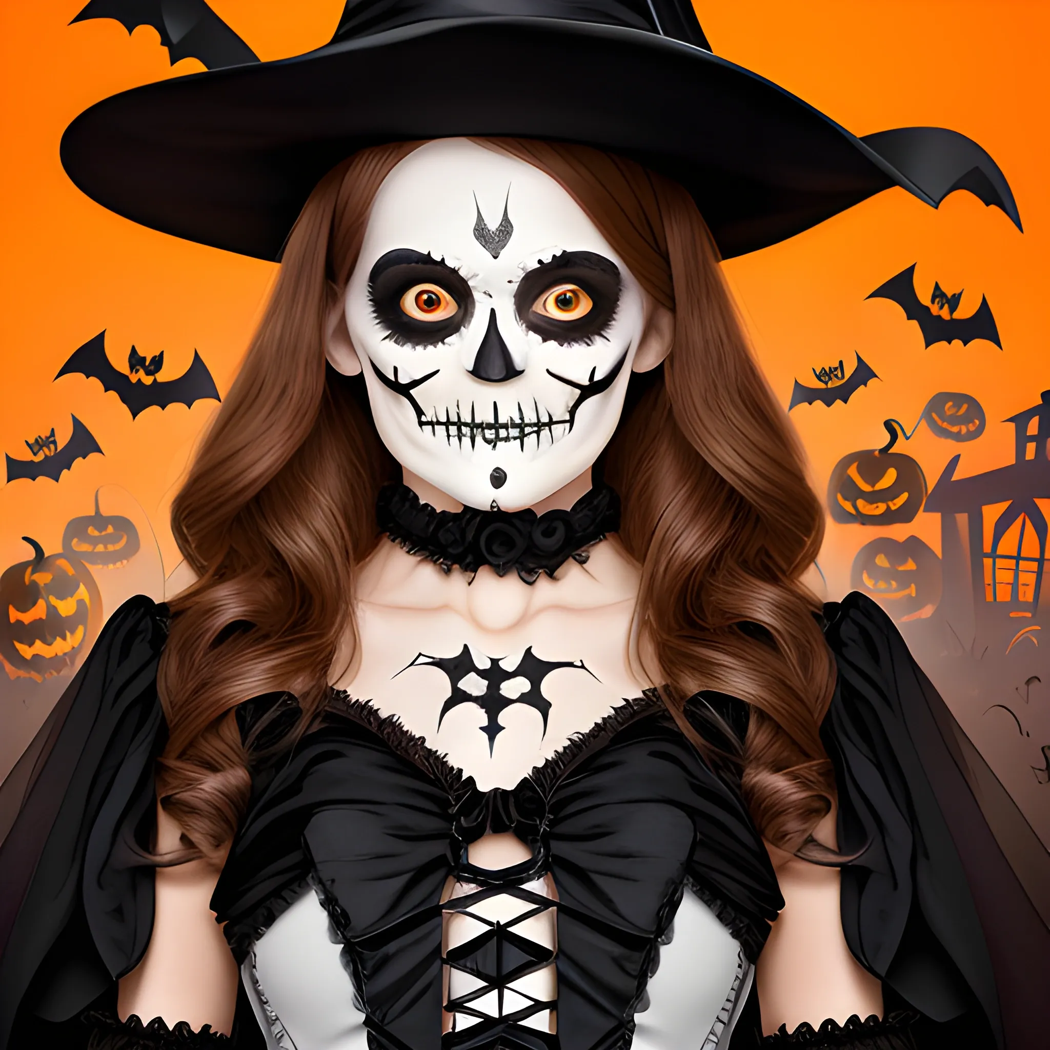 Halloween portrait in costume