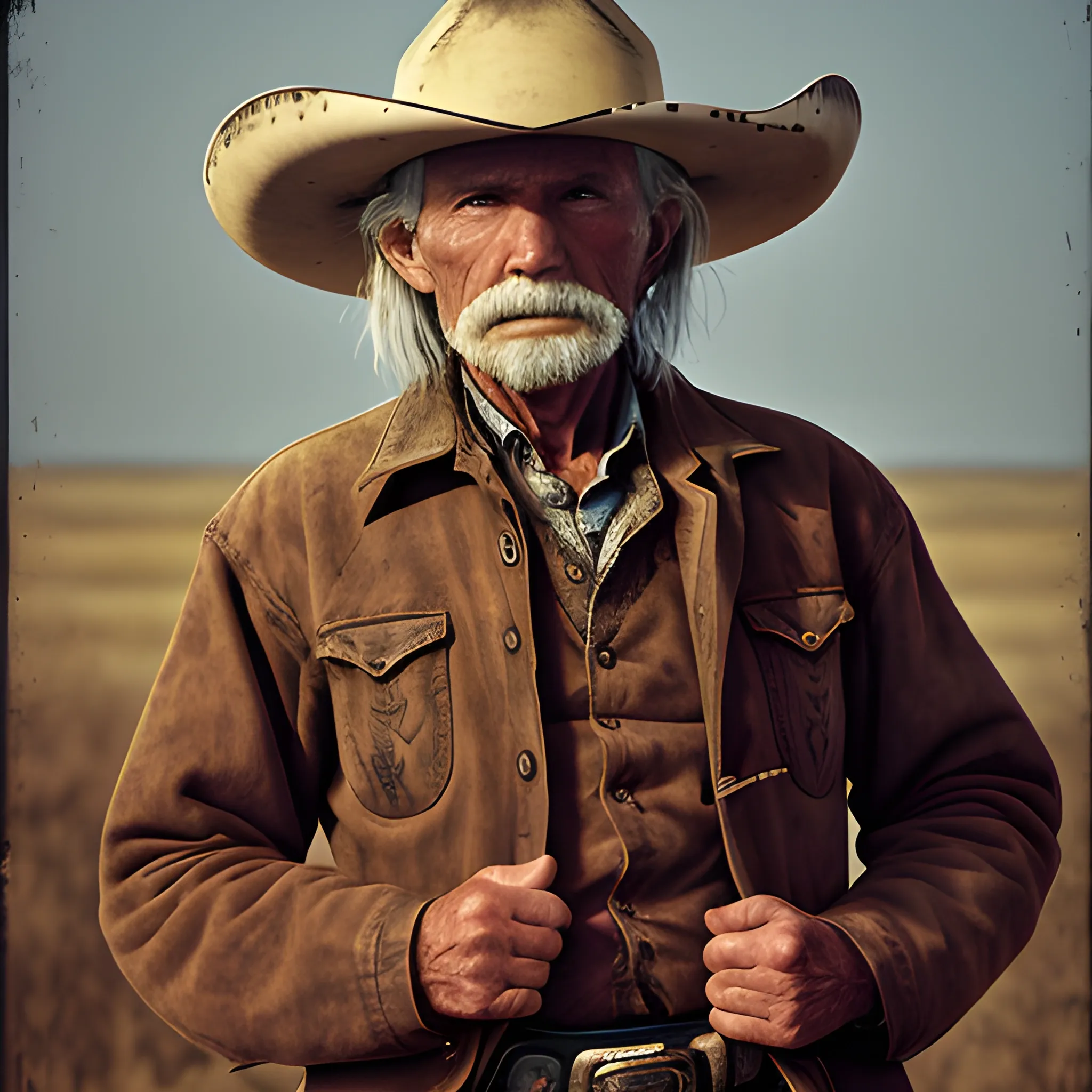 an old cowboy