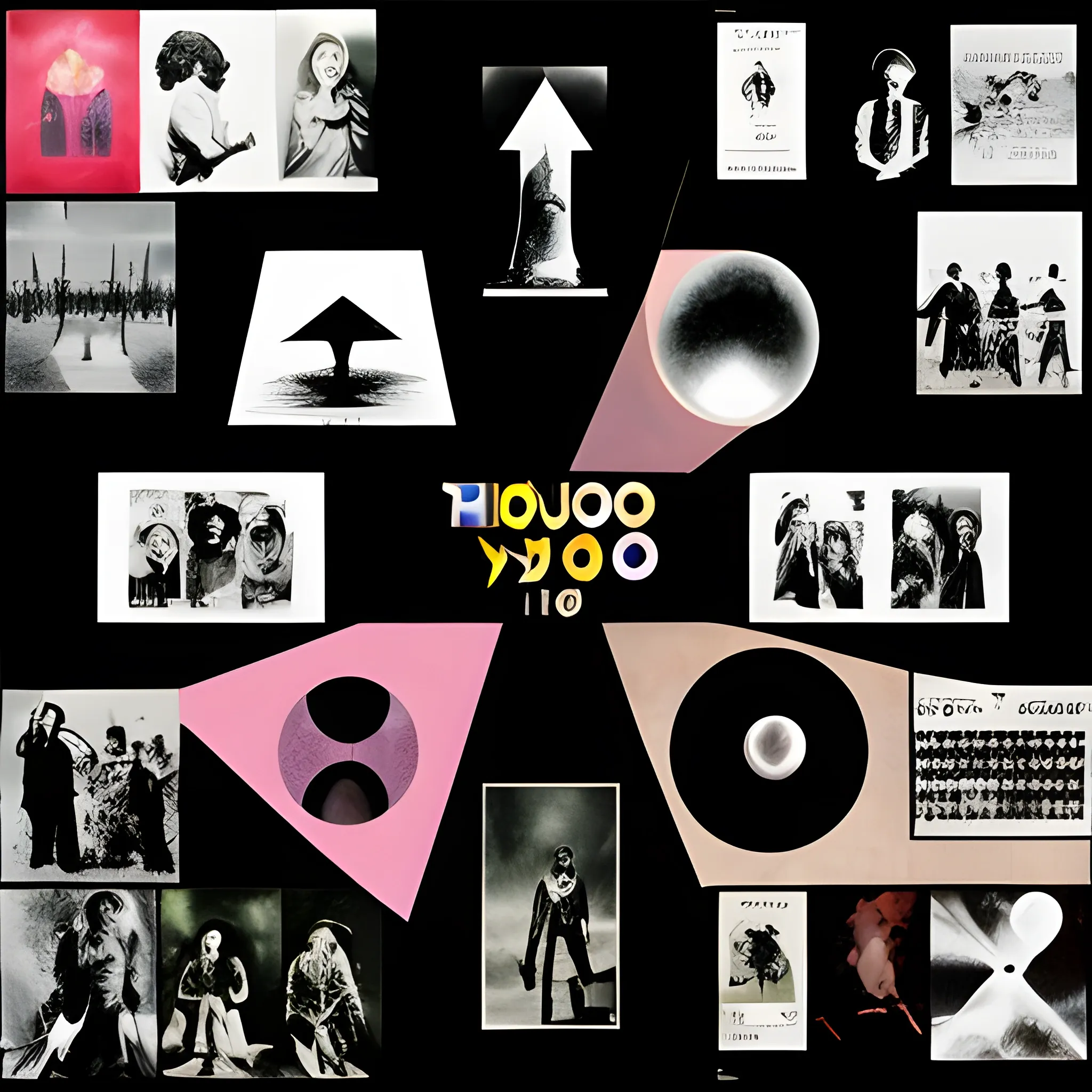 Haz una collage de todos los álbumes de Pink Floyd álbum por álbum 