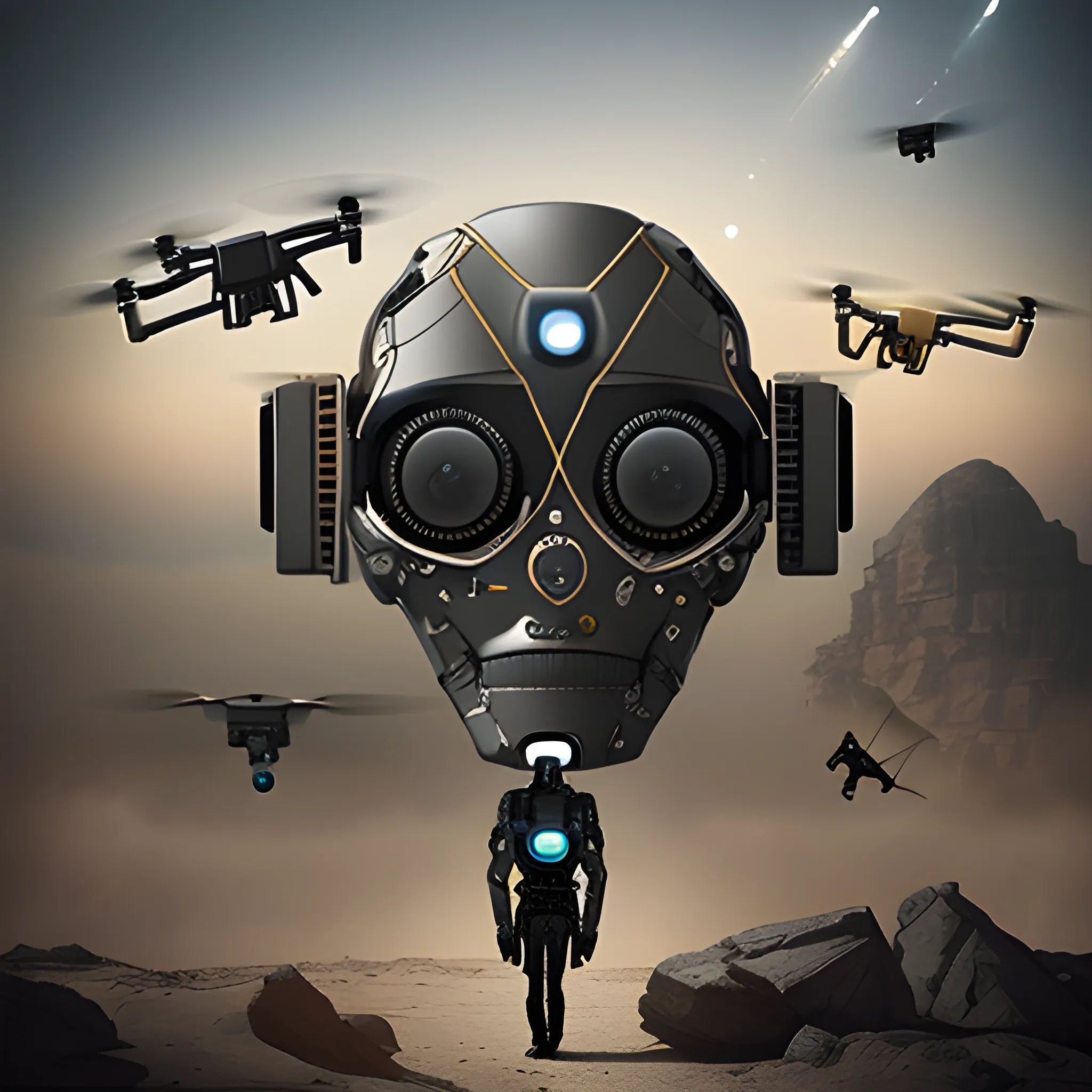 , The fearless world of drones _The evolution of an cyborg world full of drone war fair 