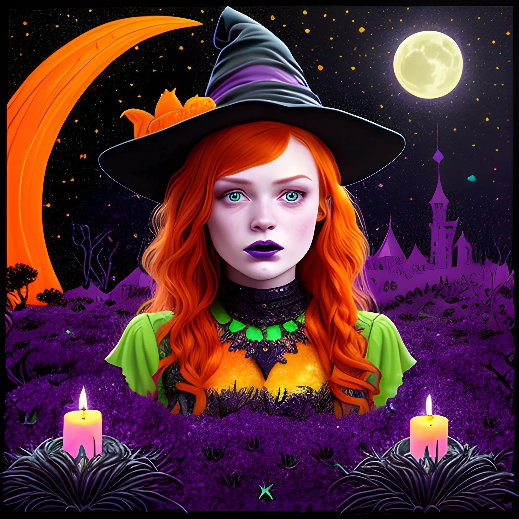 Bella Thorne   Sadie Sink Face Morph As A Halloween Witch, Weari 