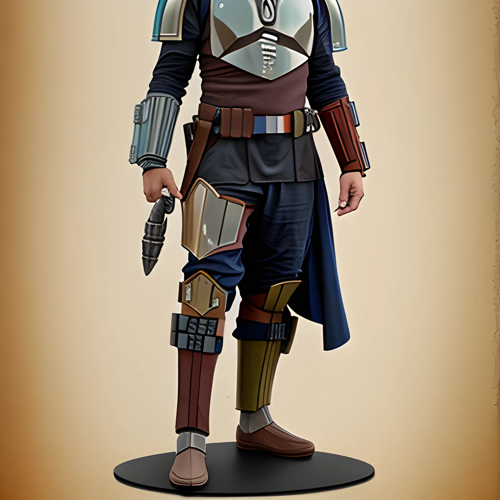 Mandalorian male in ornate armor