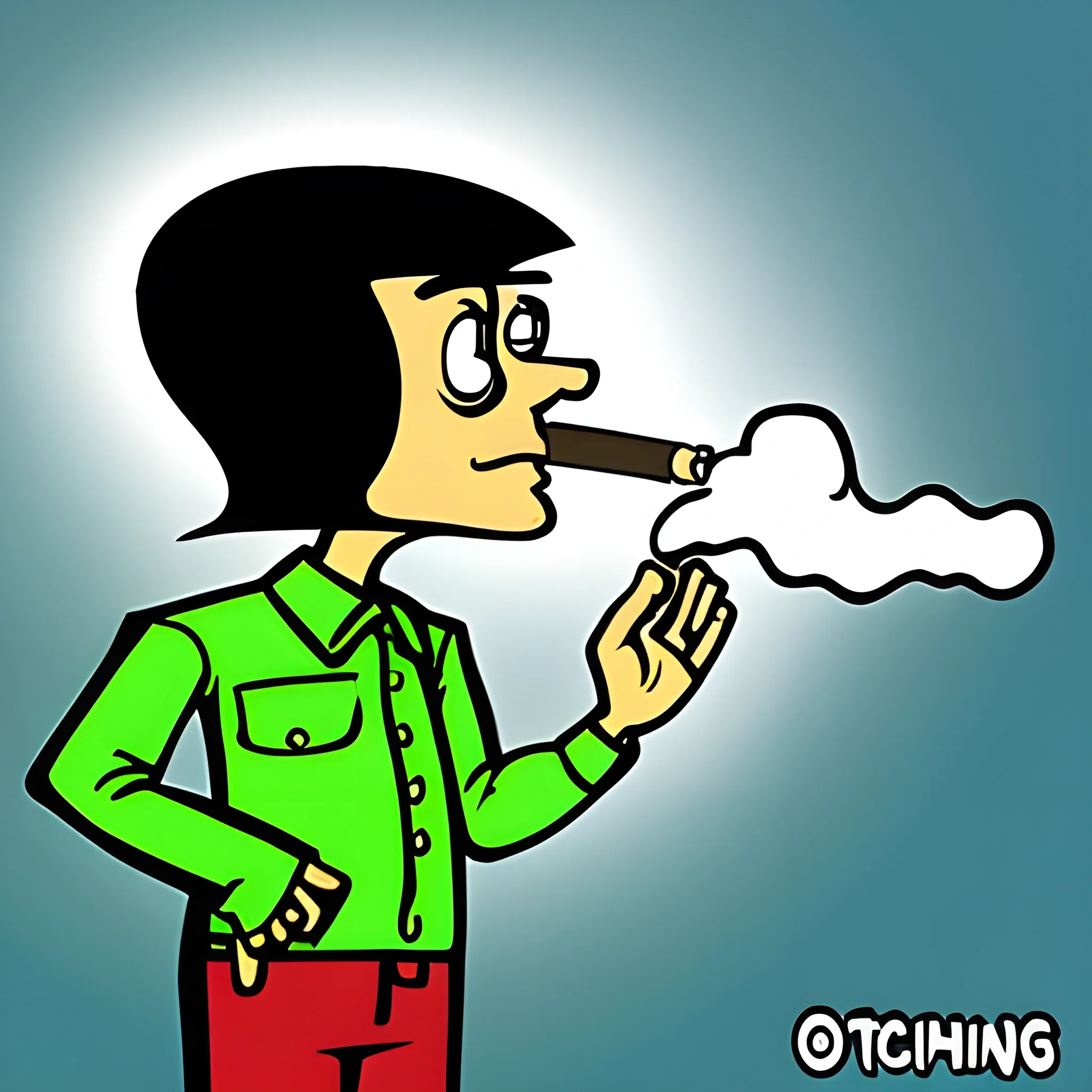 , Cartoon, , Trippy,TOPIC:NO SMOKING