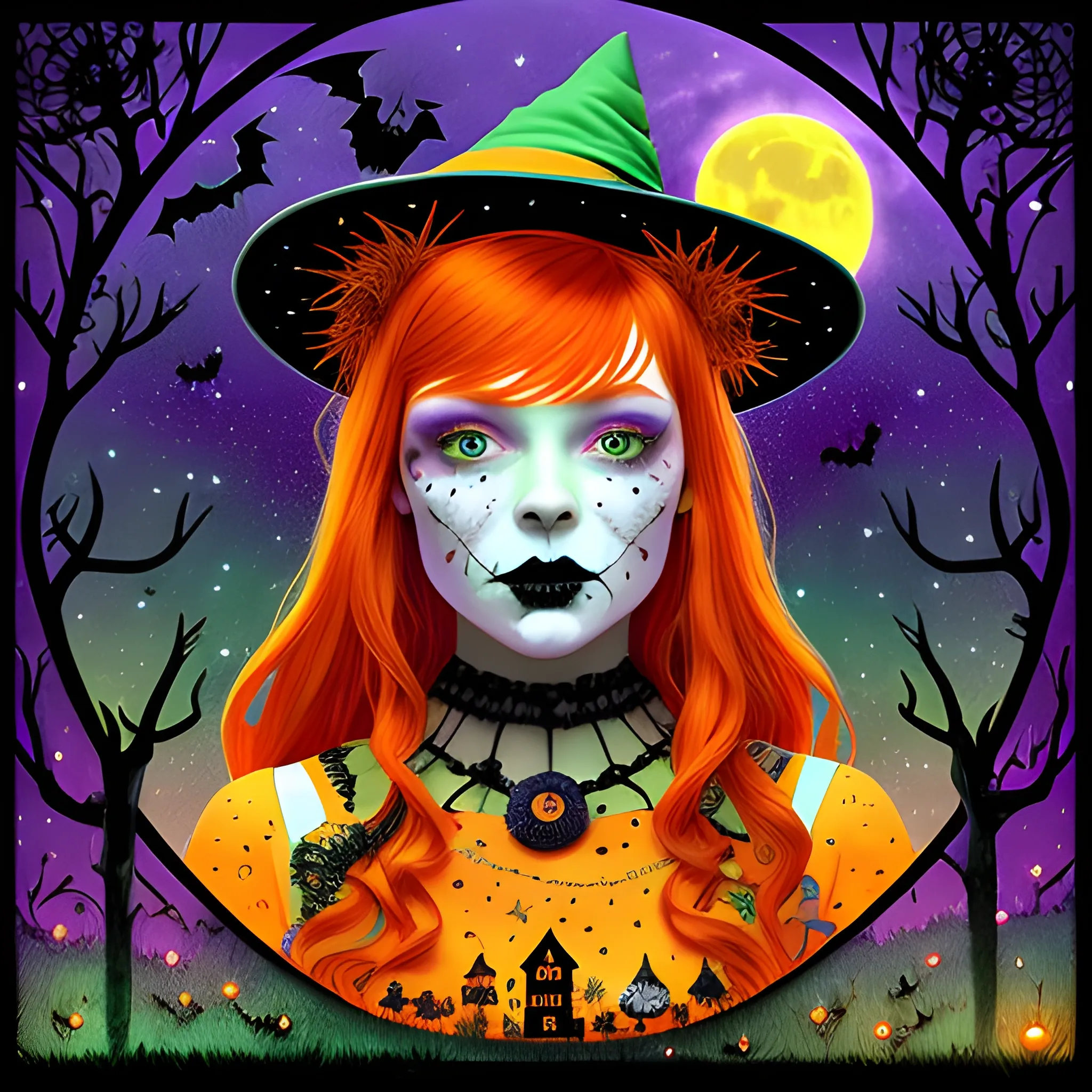 Bella Thorne   Sadie Sink Face Morph As A Halloween Witch, Weari 