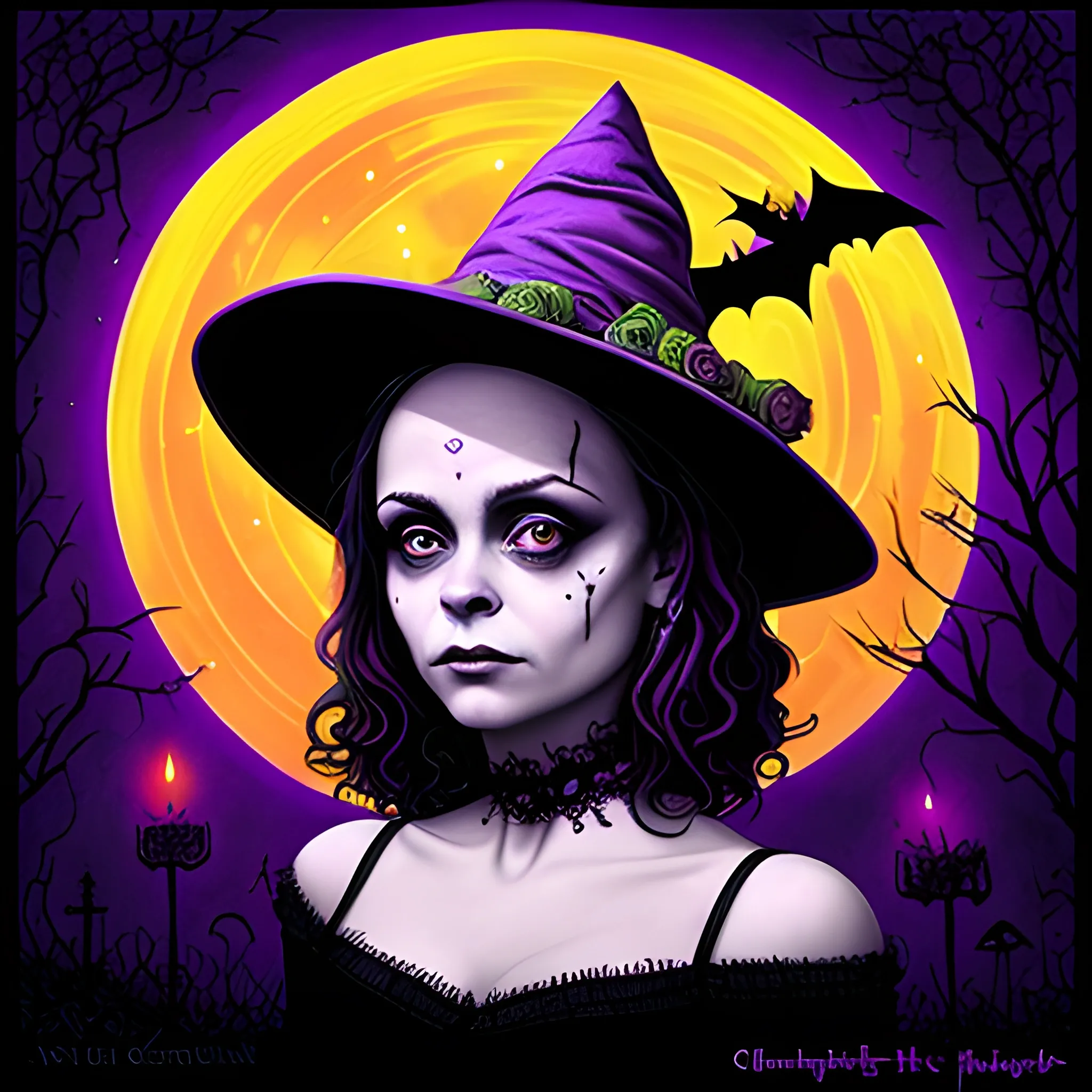 Christina Ricci / Helena Bonham Carter face morph as a Halloween ...