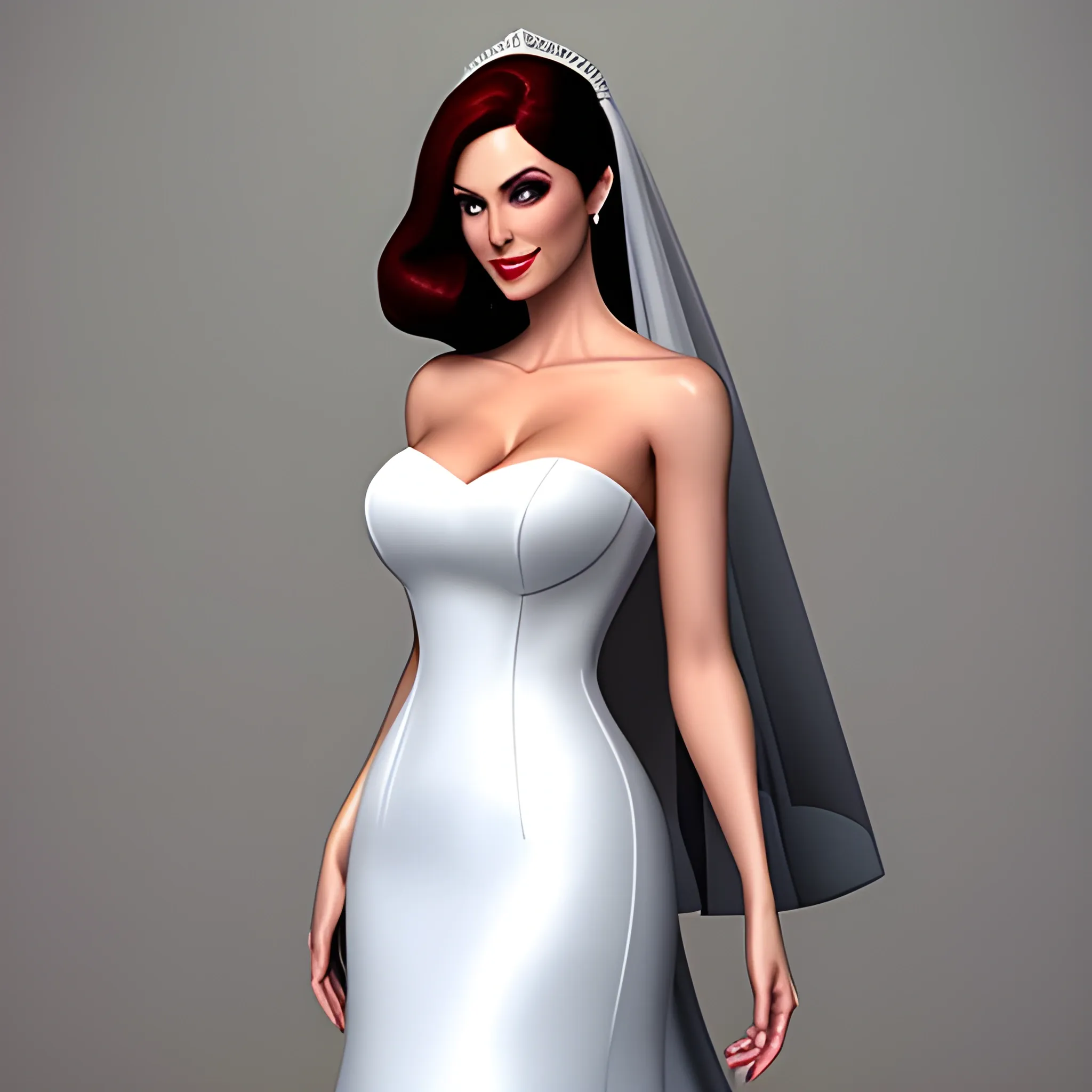 SuperGirl in Wedding Dress