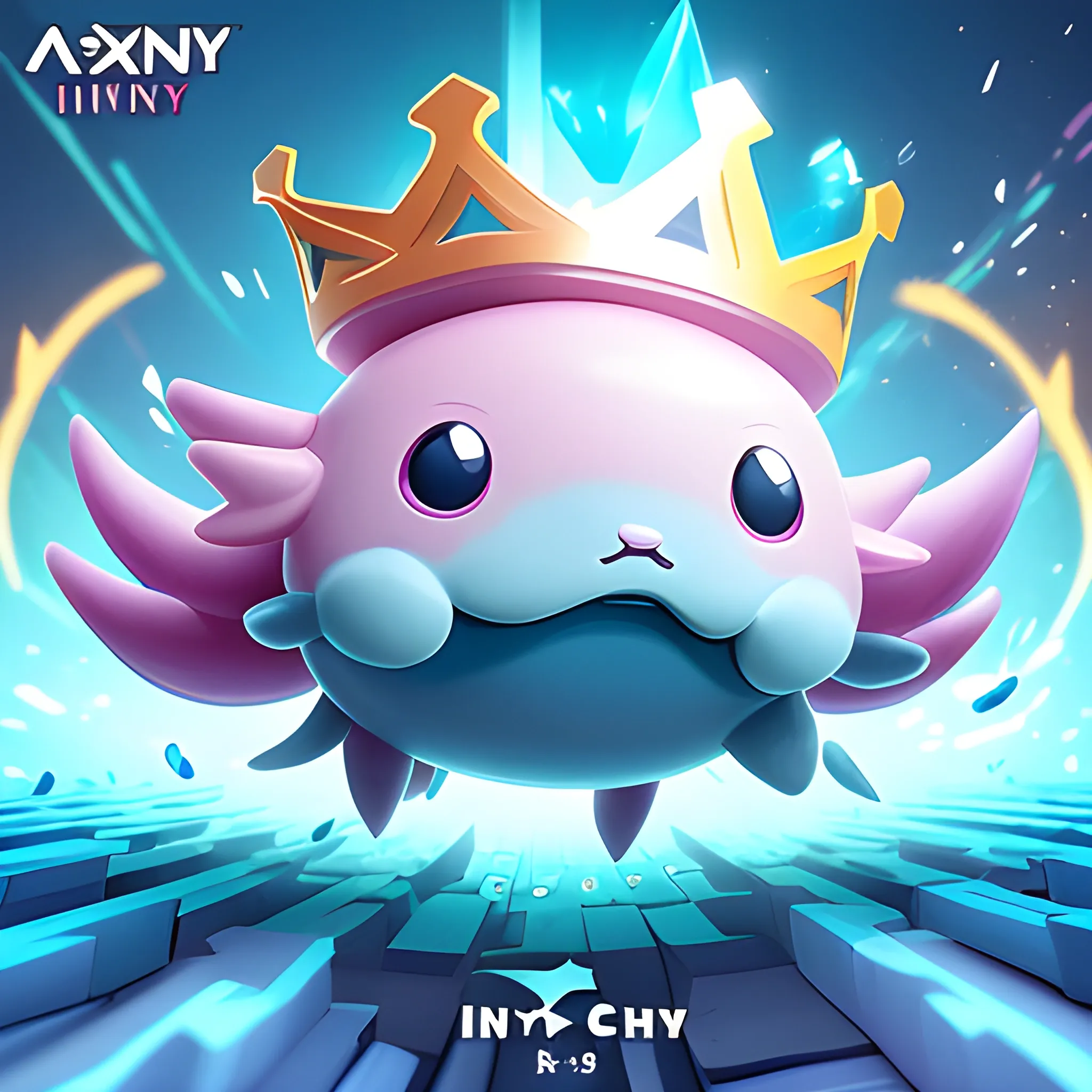 axie infinity chasing or fighting after a crown