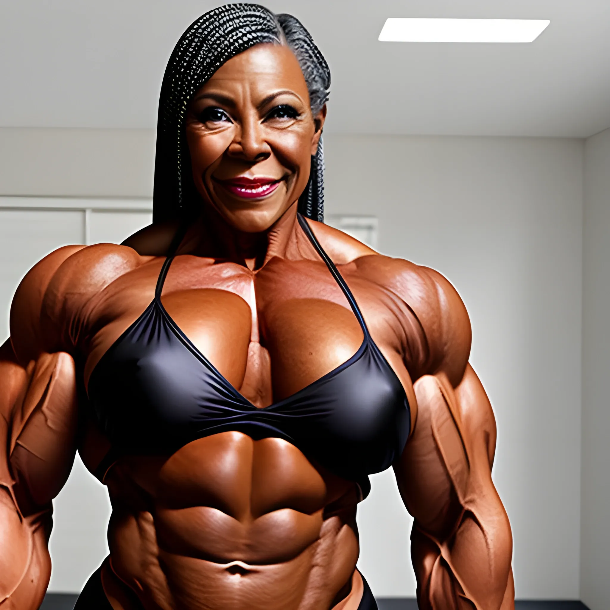 Ai muscle woman