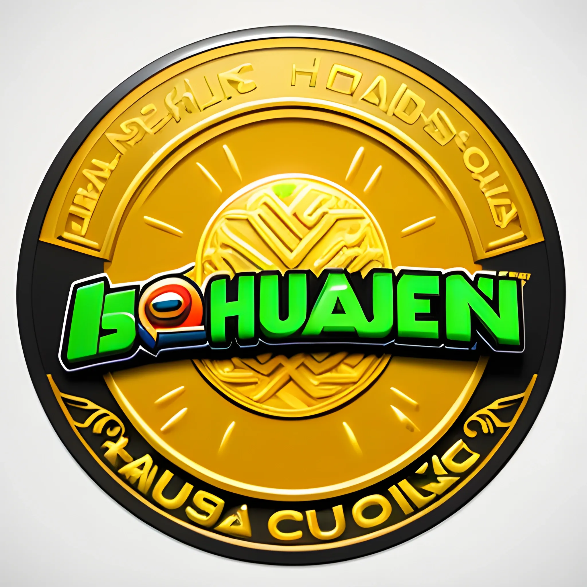 "Huba Team" children's channel logo. The topic of the channel is food., 3D, Cartoon