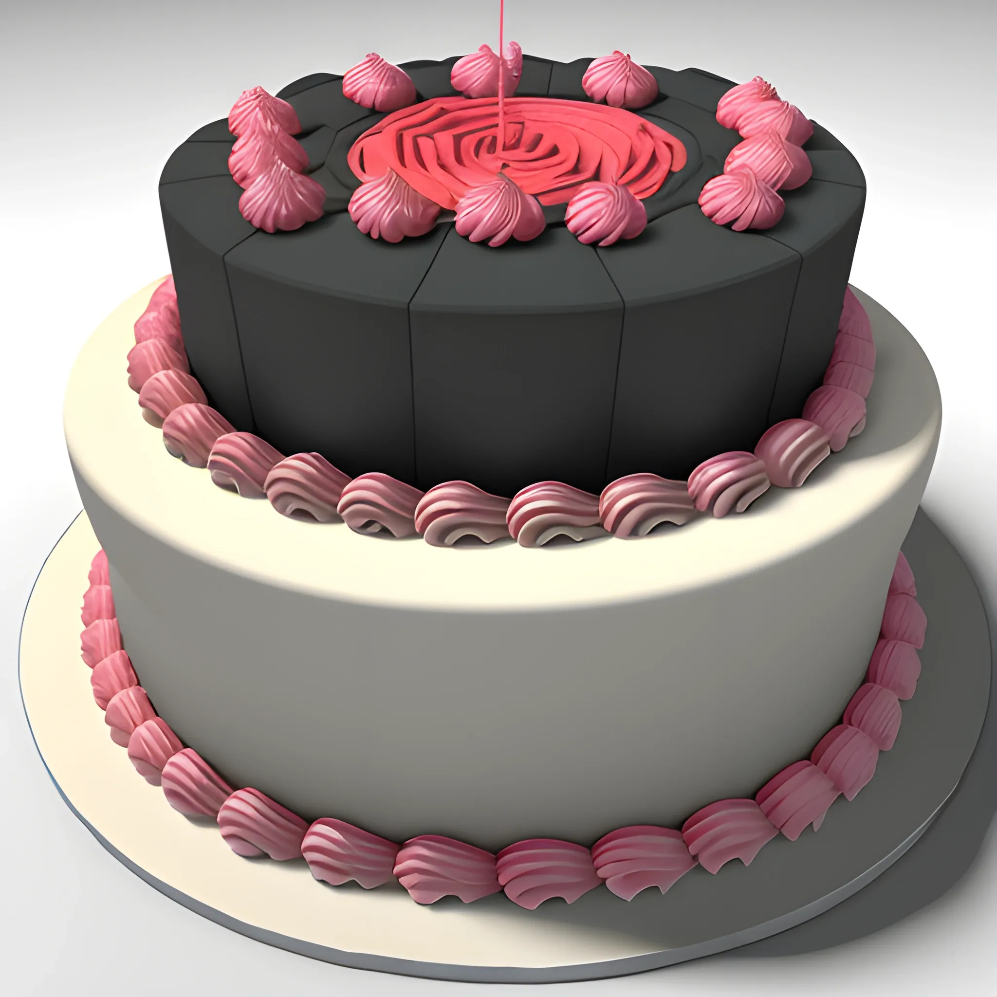 big cake, 3D
