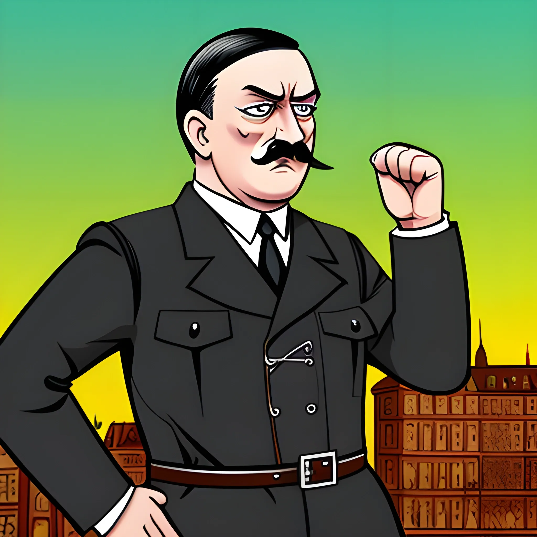 Hitler in Helluva Boss, Cartoon