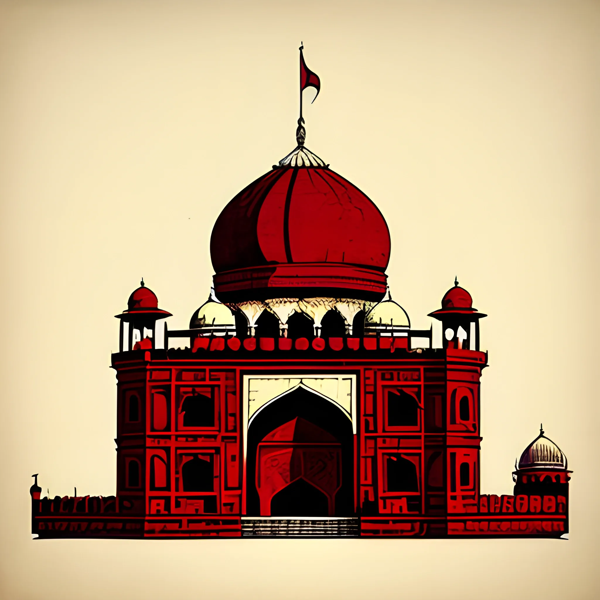 Red Fort Stock Illustrations – 3,442 Red Fort Stock Illustrations, Vectors  & Clipart - Dreamstime