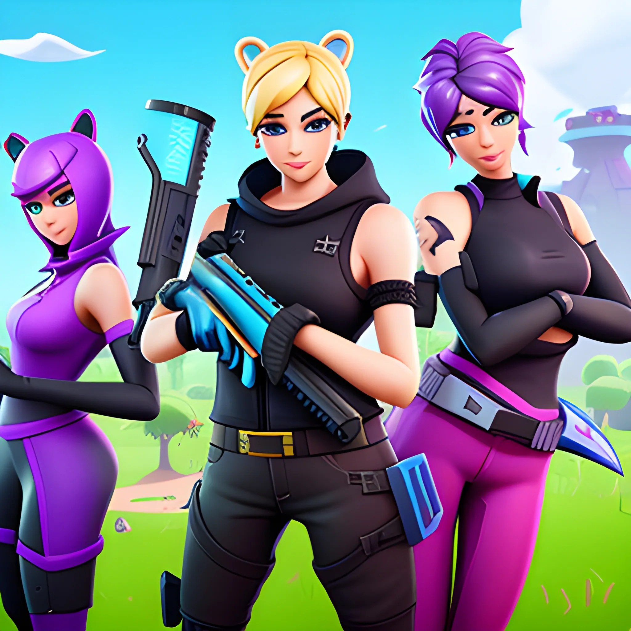 , Cartoon neco arc play fortnite