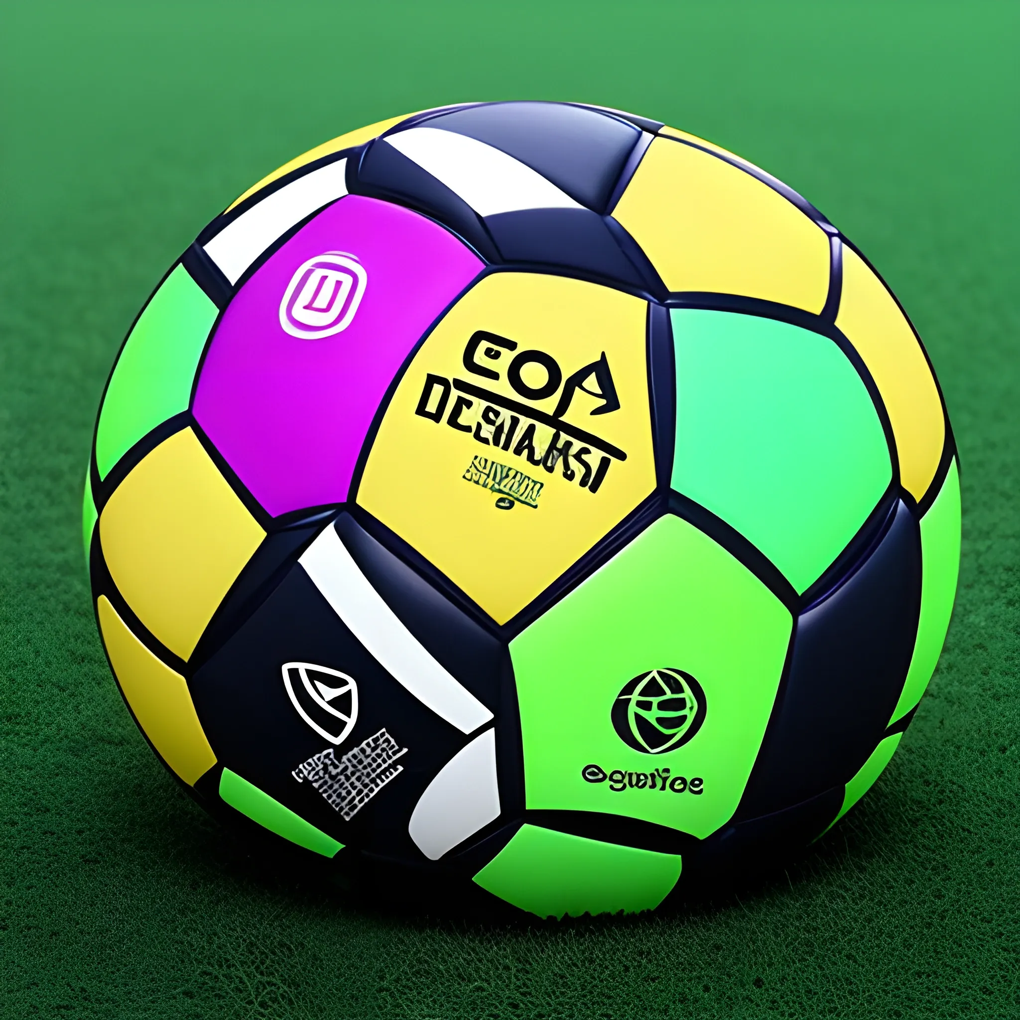 La Pelota EcoFútbol presenta un diseño elegante y funcional, con colores vibrantes y una construcción que permite un rendimiento óptimo en el campo.