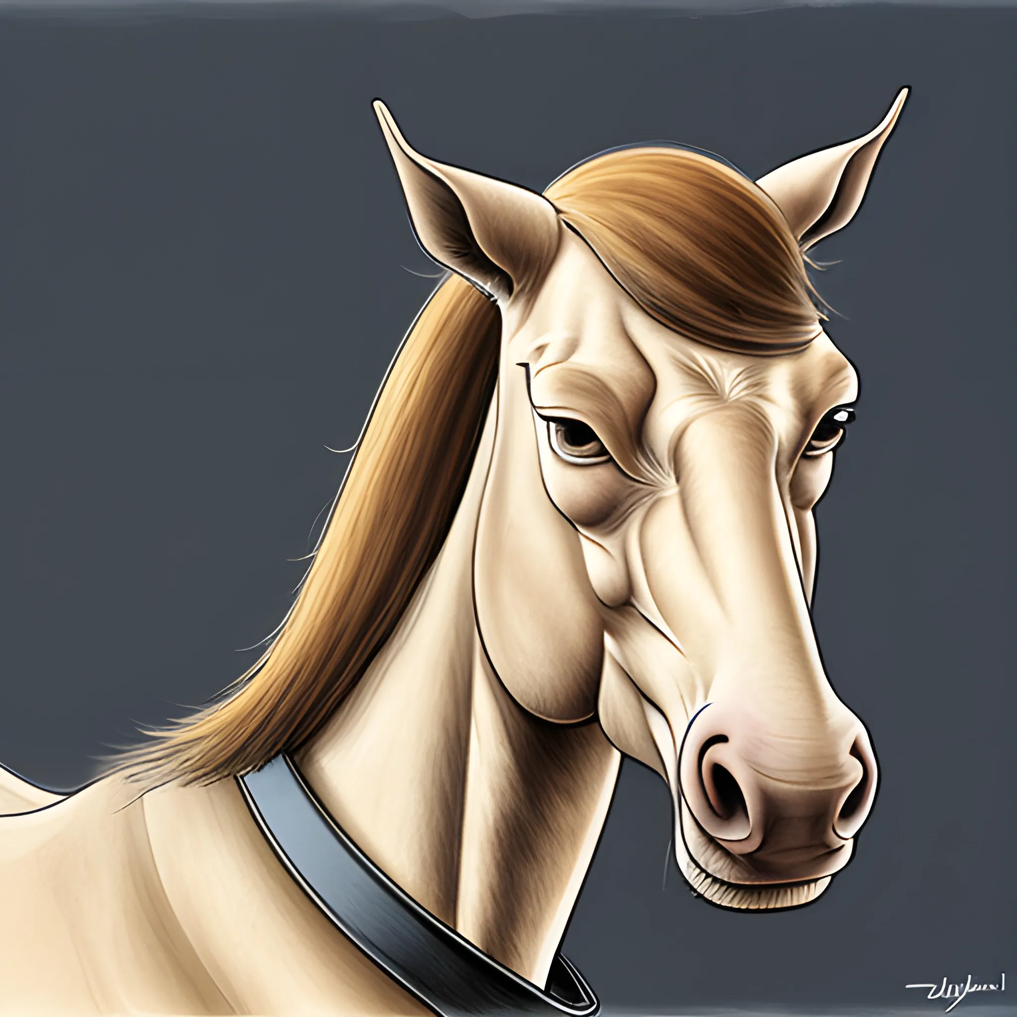 Janusz Korwin-Mikke , Horse, don Kichot , Cartoon