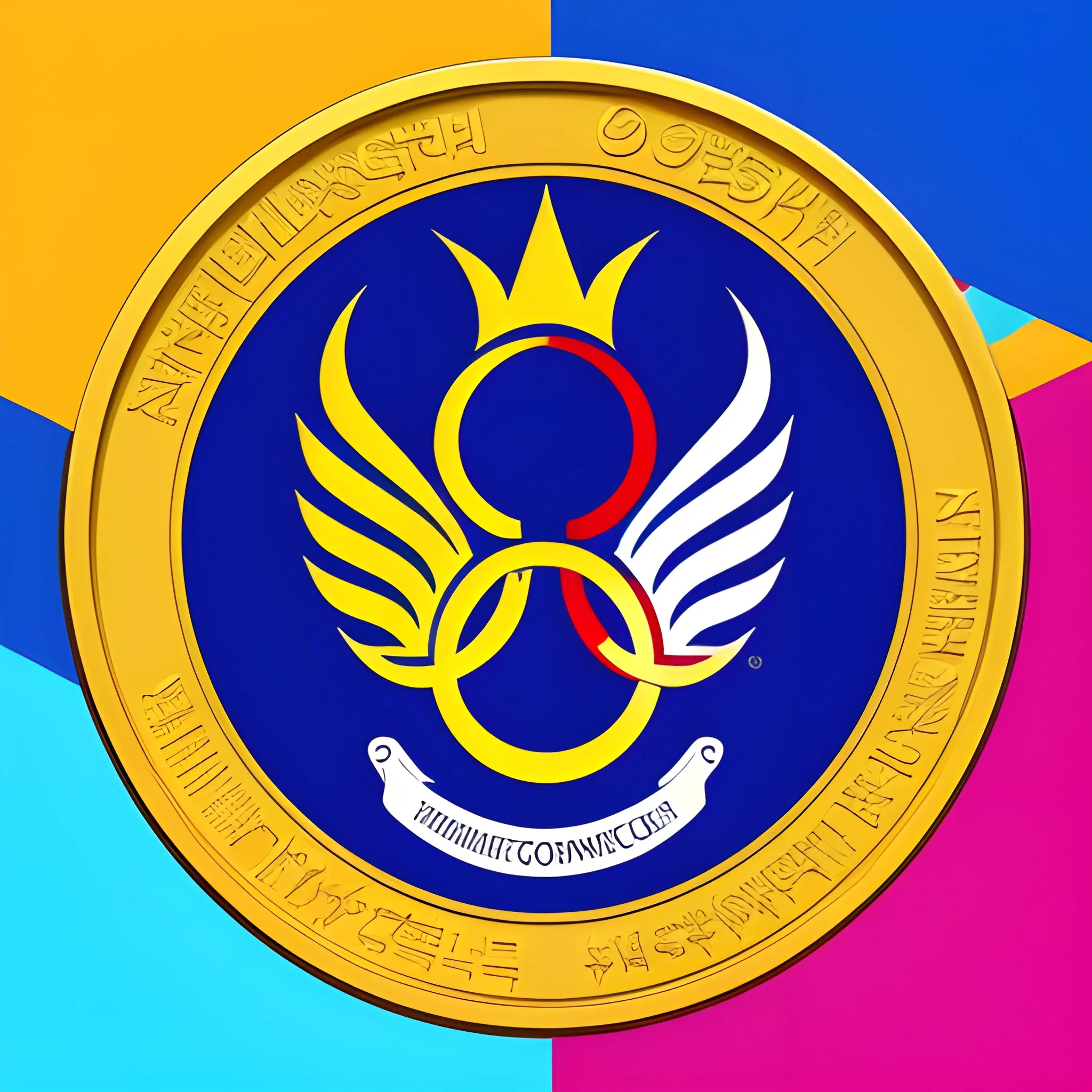 The logo, which is circular in shape, is designed for the 25th anniversary sports meeting of  golden rooster Vocational and Technical College. It should meet the requirements of contemporary art aesthetics, with a strong sense of the times; it should have beautiful and concise graphics, complete and coordinated composition, new and unique form, precise connotation with symbolic meaning, perfect form, easy to understand and remember, and easy to promote. The emblem is themed "Youthful vitality and progress", reflecting the spirit of "Faster, Higher, Stronger" of the Olympics and the theme of the current sports meeting, while incorporating the characteristics of competitive sports.
, Water Color
concise
