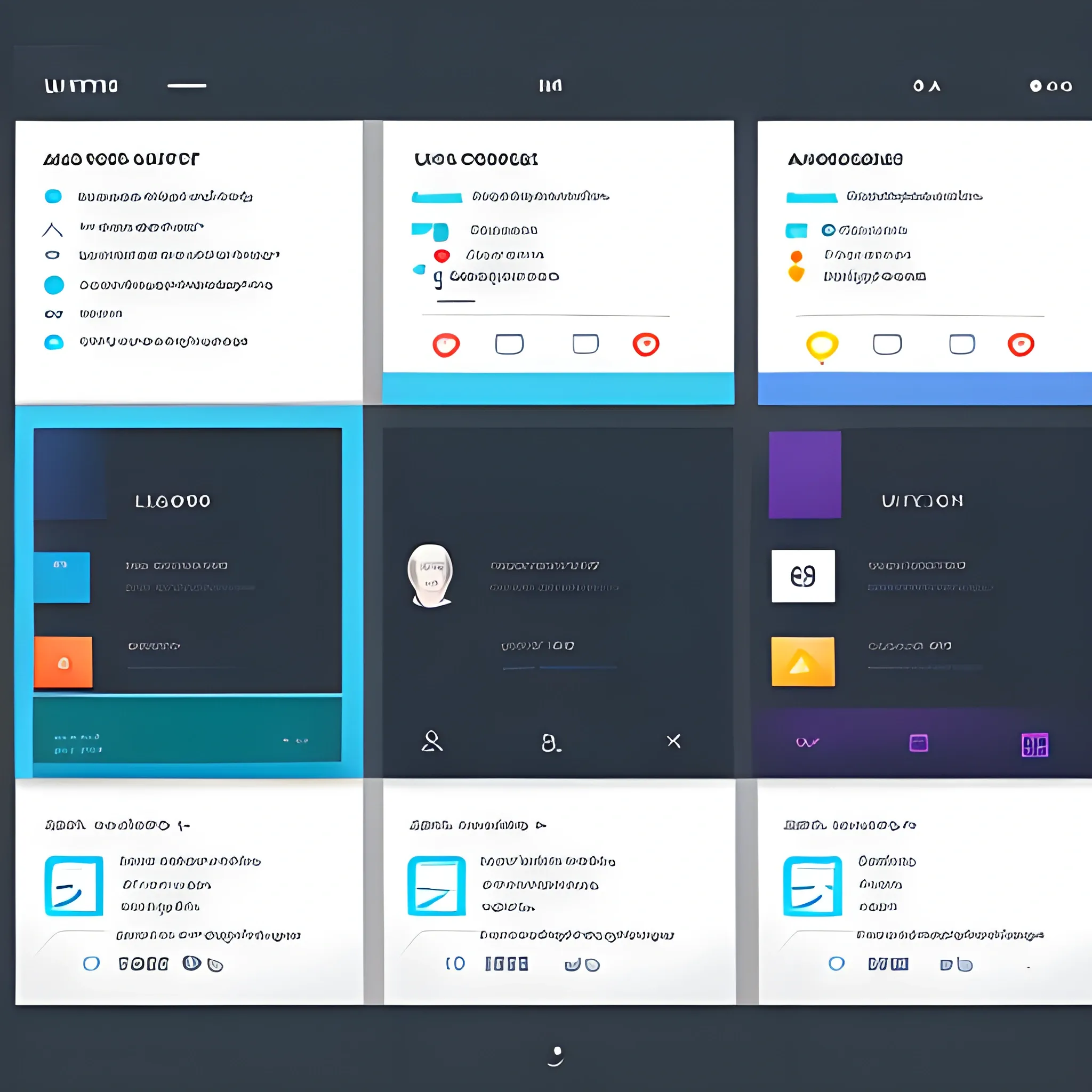 ui ux interface for the application website