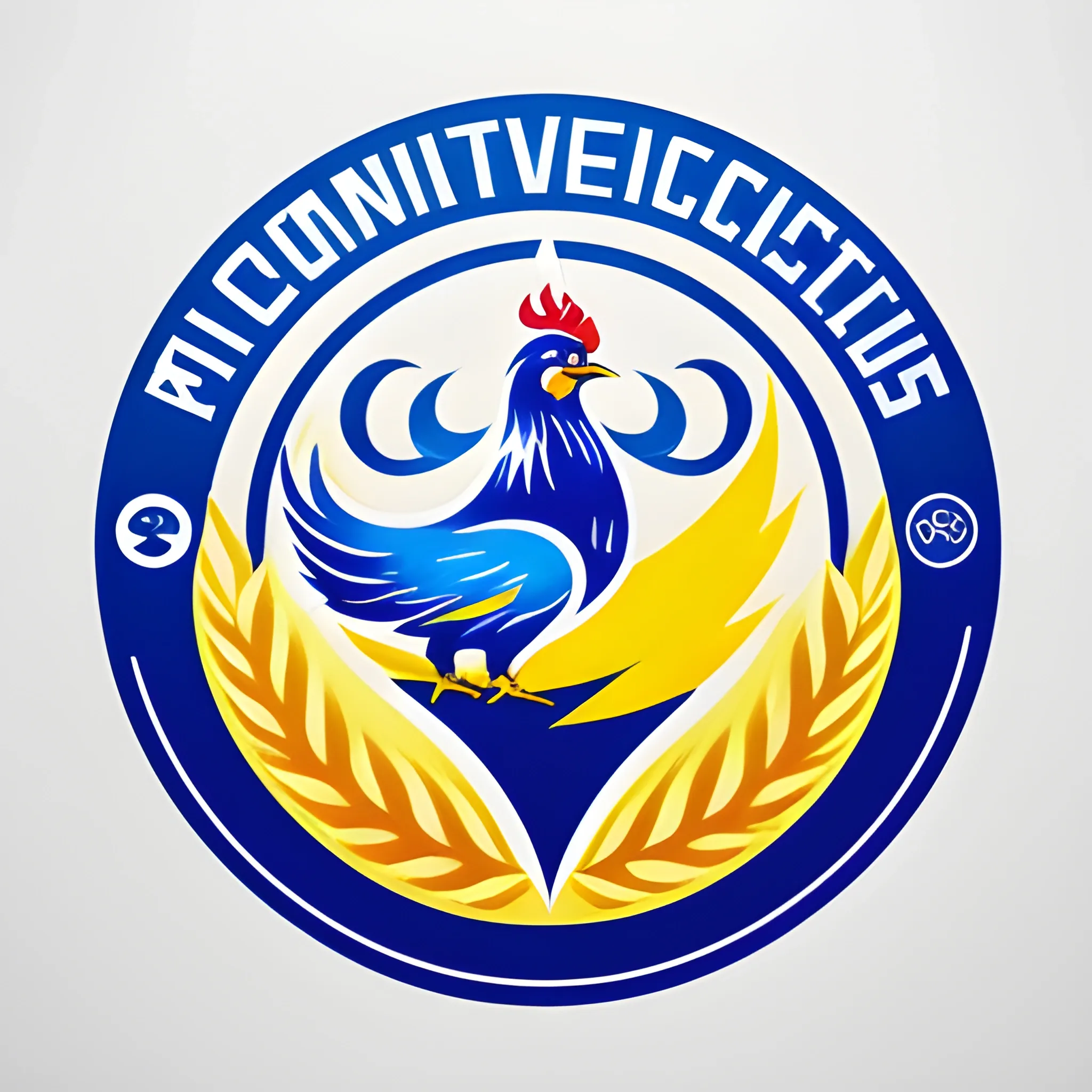 The logo, which is circular in shape, is designed for the 25th anniversary sports meeting of  golden rooster Vocational and Technical College. It should meet the requirements of contemporary art aesthetics, with a strong sense of the times; it should have beautiful and concise graphics, complete and coordinated composition, new and unique form, precise connotation with symbolic meaning, perfect form, easy to understand and remember, and easy to promote. The emblem is themed "Youthful vitality and progress", reflecting the spirit of "Faster, Higher, Stronger" of the Olympics and the theme of the current sports meeting, while incorporating the characteristics of competitive sports.
, Water Color, 
25 number，Olympic 5 rings, 2