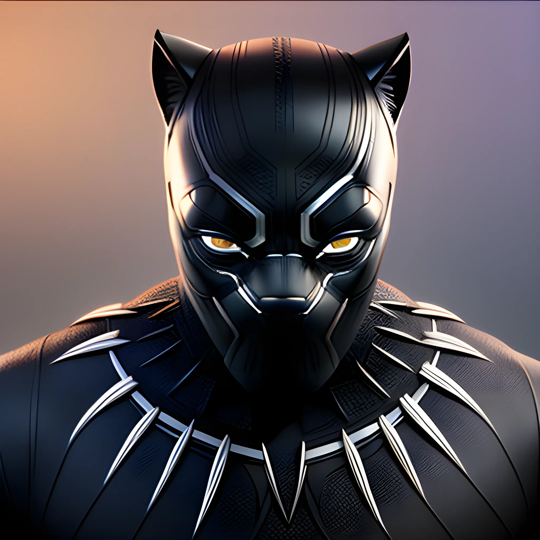 The black panther , 3D - Arthub.ai