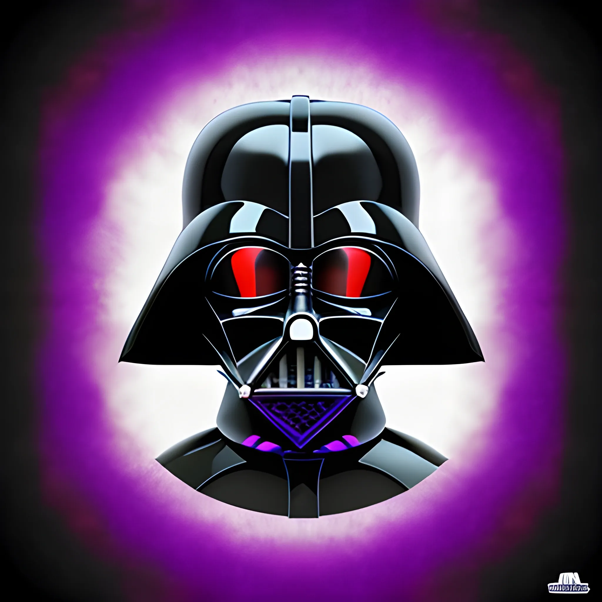 Darth Vader psychedelic portrait, Photo Realism