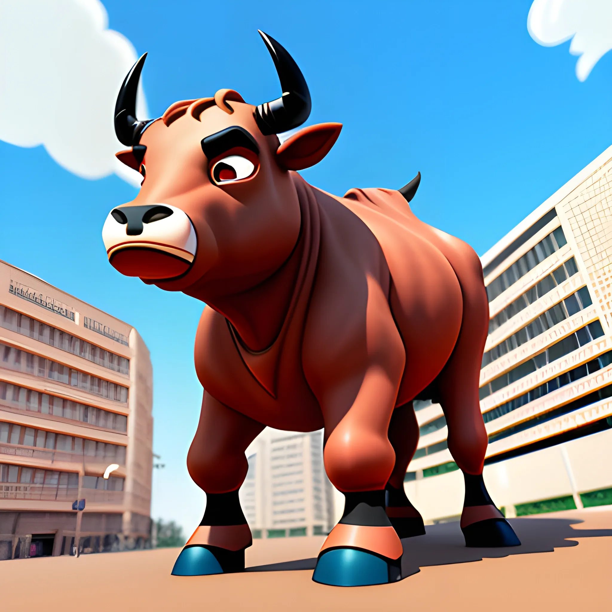 We are the BULLS, Cartoon, 3D