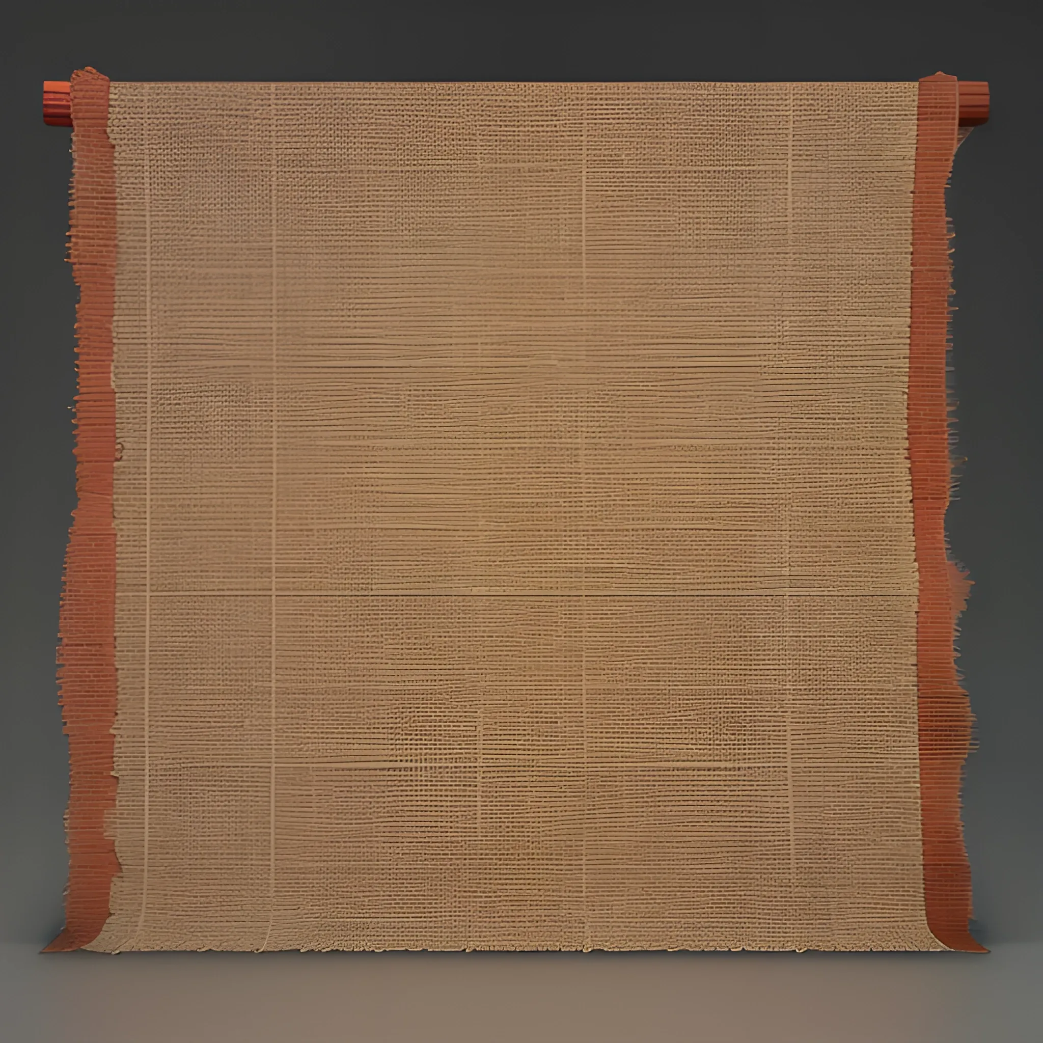 pale red background with scuff marks in the form of burlap , 3D