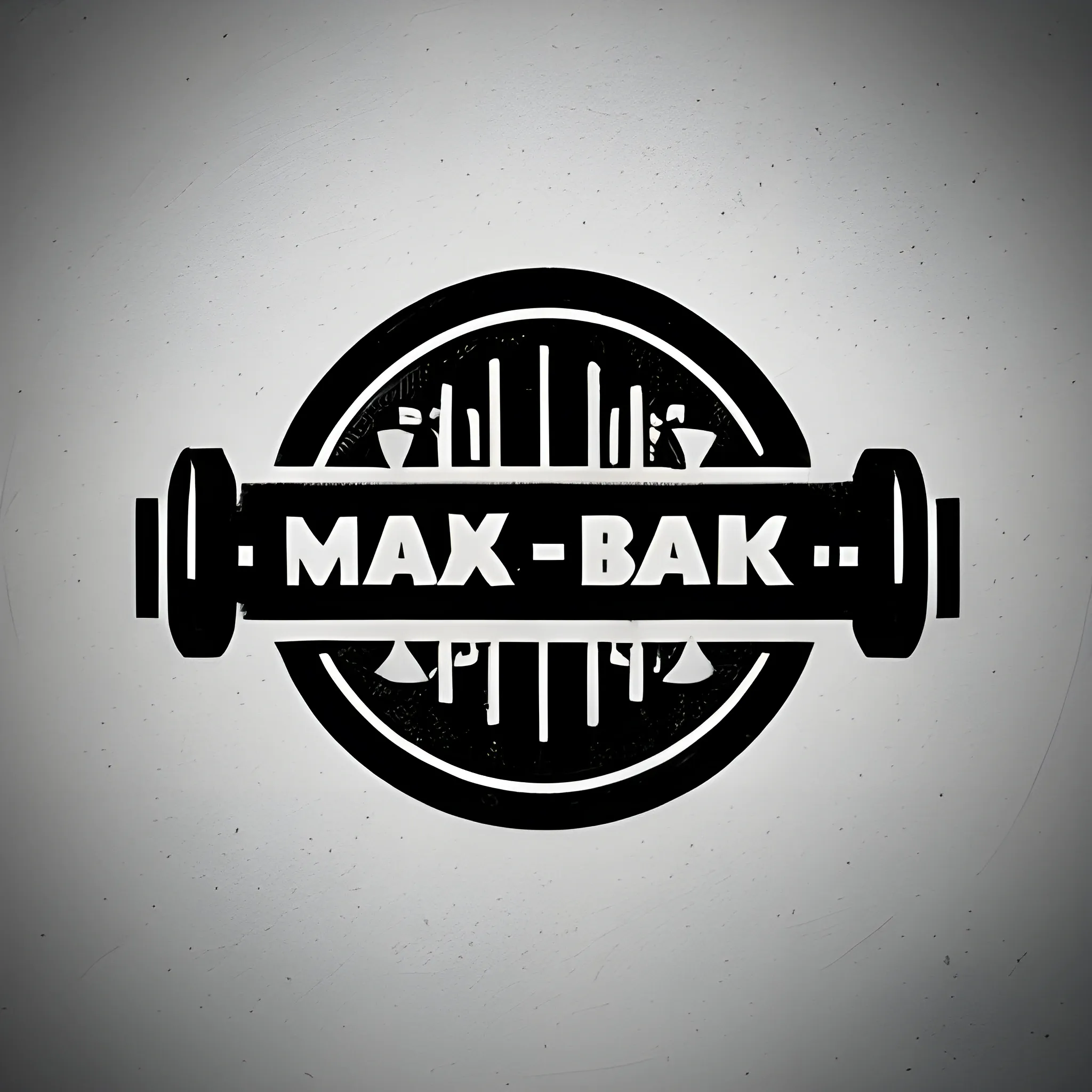 maak een logo met de naam "Ex - Train" maak dan ook van het "-" een barbell. maak hier van een logo voor een exclusief bedrijf., Pencil Sketch